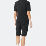 Cargo Short Jumpsuit Black