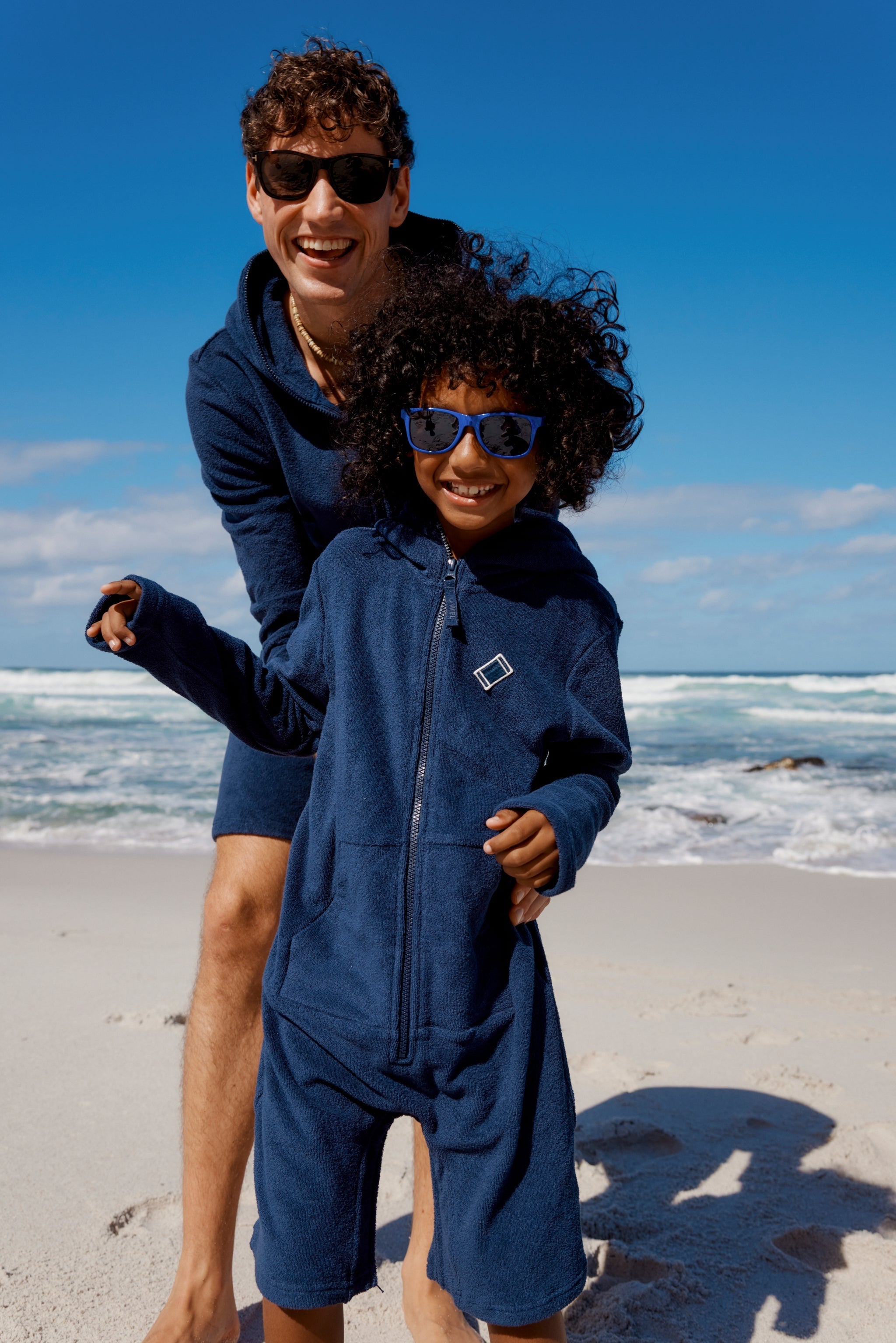 Towel Club Short KIDS Jumpsuit Navy