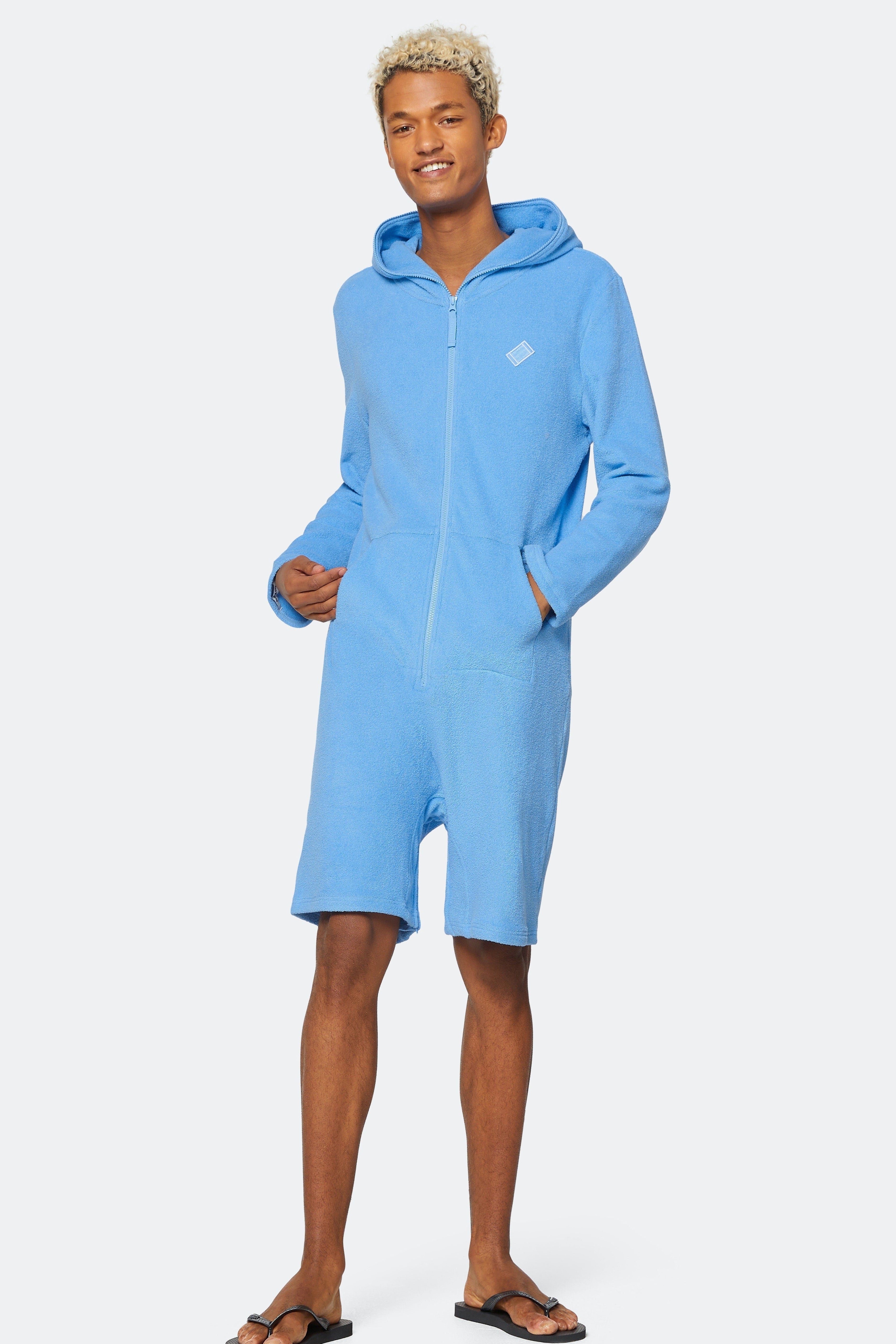 Towel Club X Onepiece Towel Jumpsuit Mid Blue
