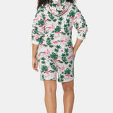 Flamingo Womens Short Jumpsuit Pink