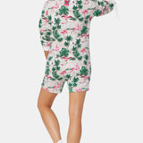Flamingo Womens Short Jumpsuit Pink