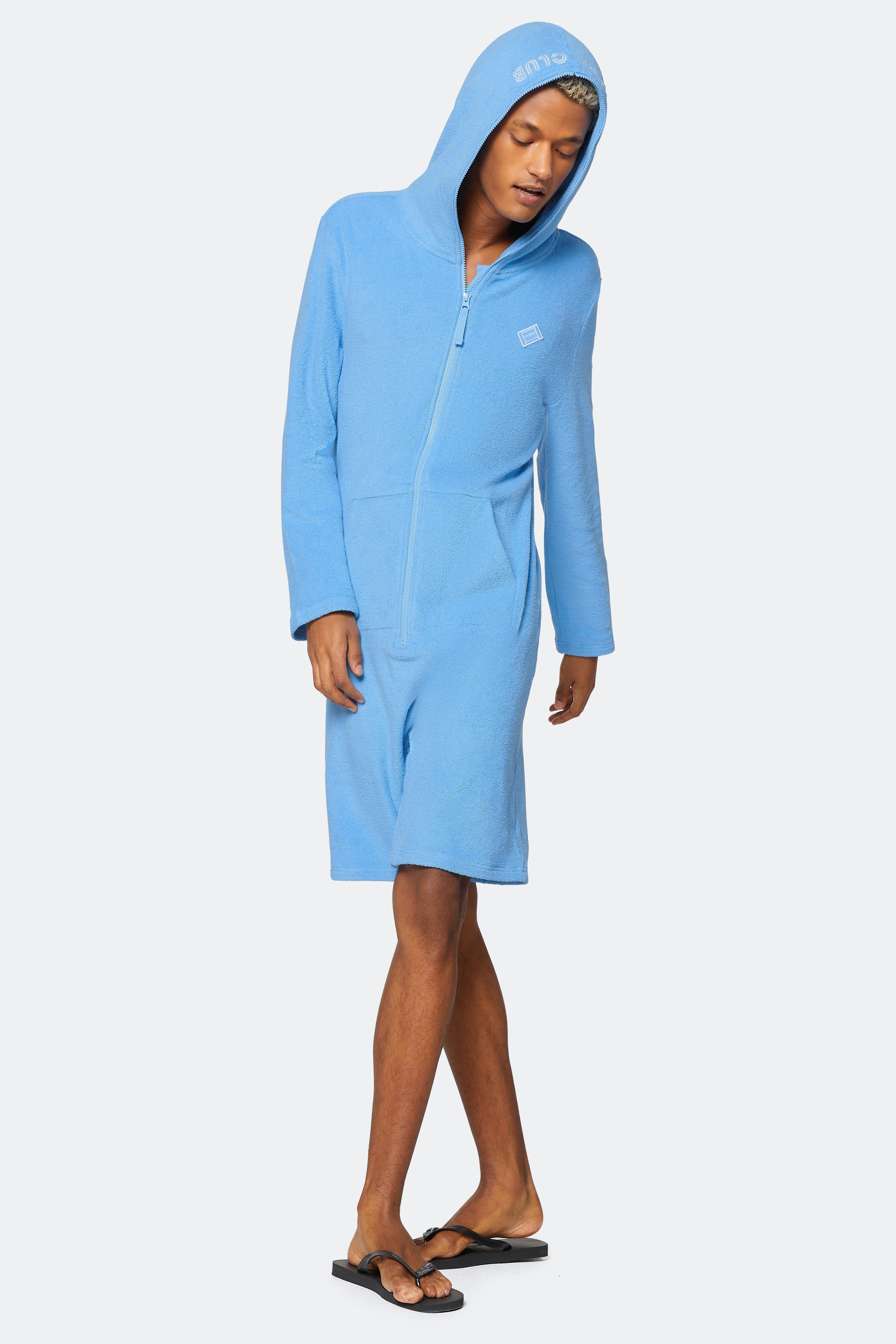 Towel Club X Onepiece Towel Jumpsuit Mid Blue