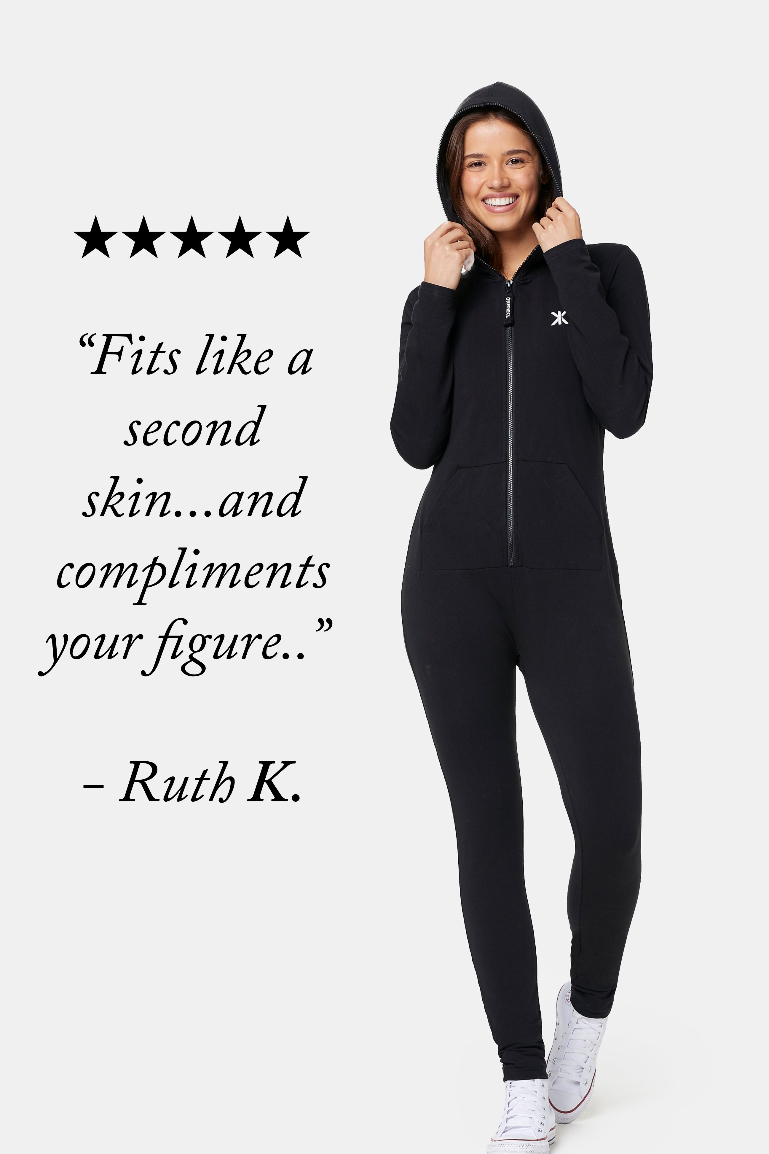 Original Fitted Onesie 3.0 Black