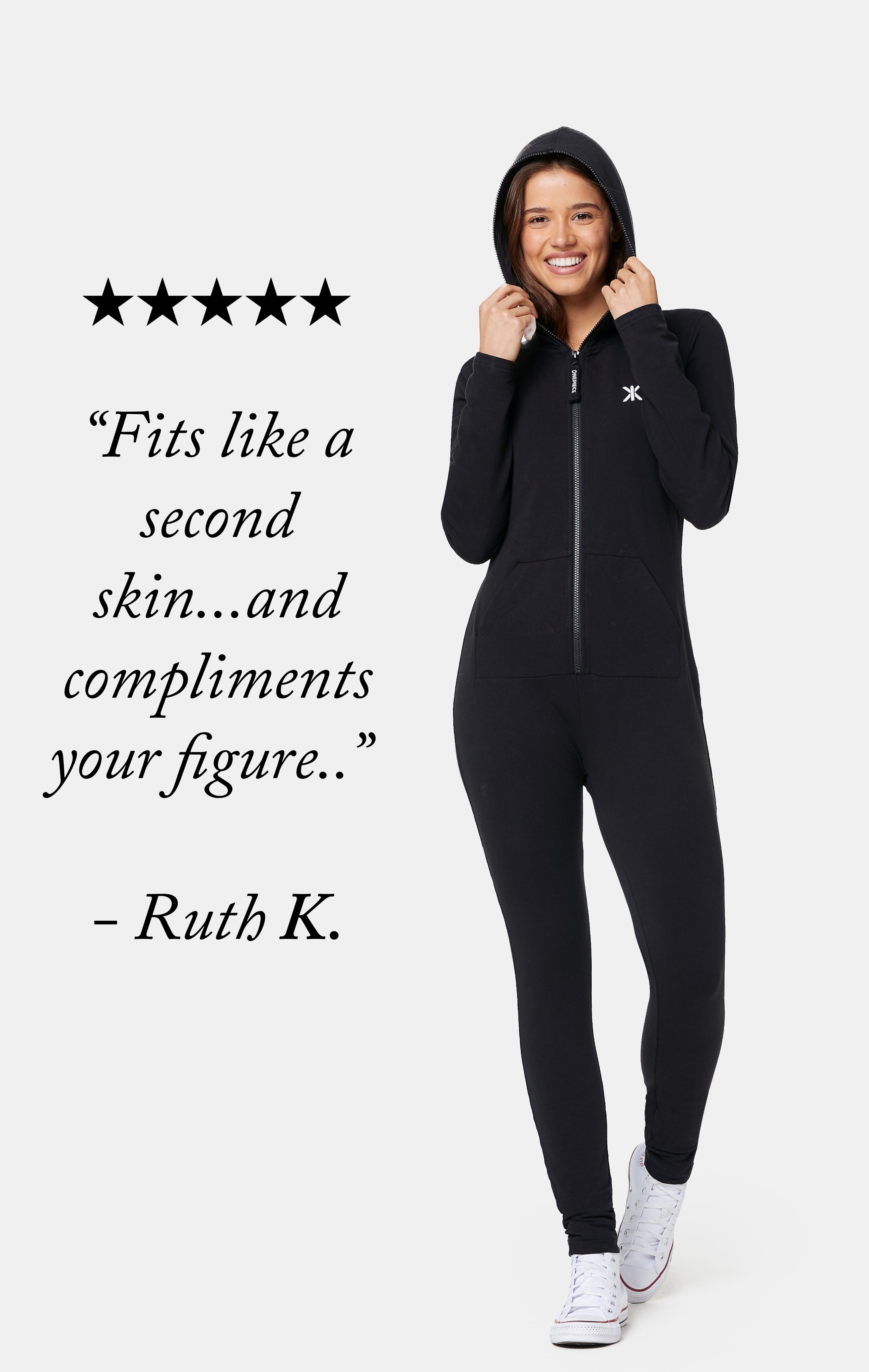 Original Fitted Onesie 3.0 Black