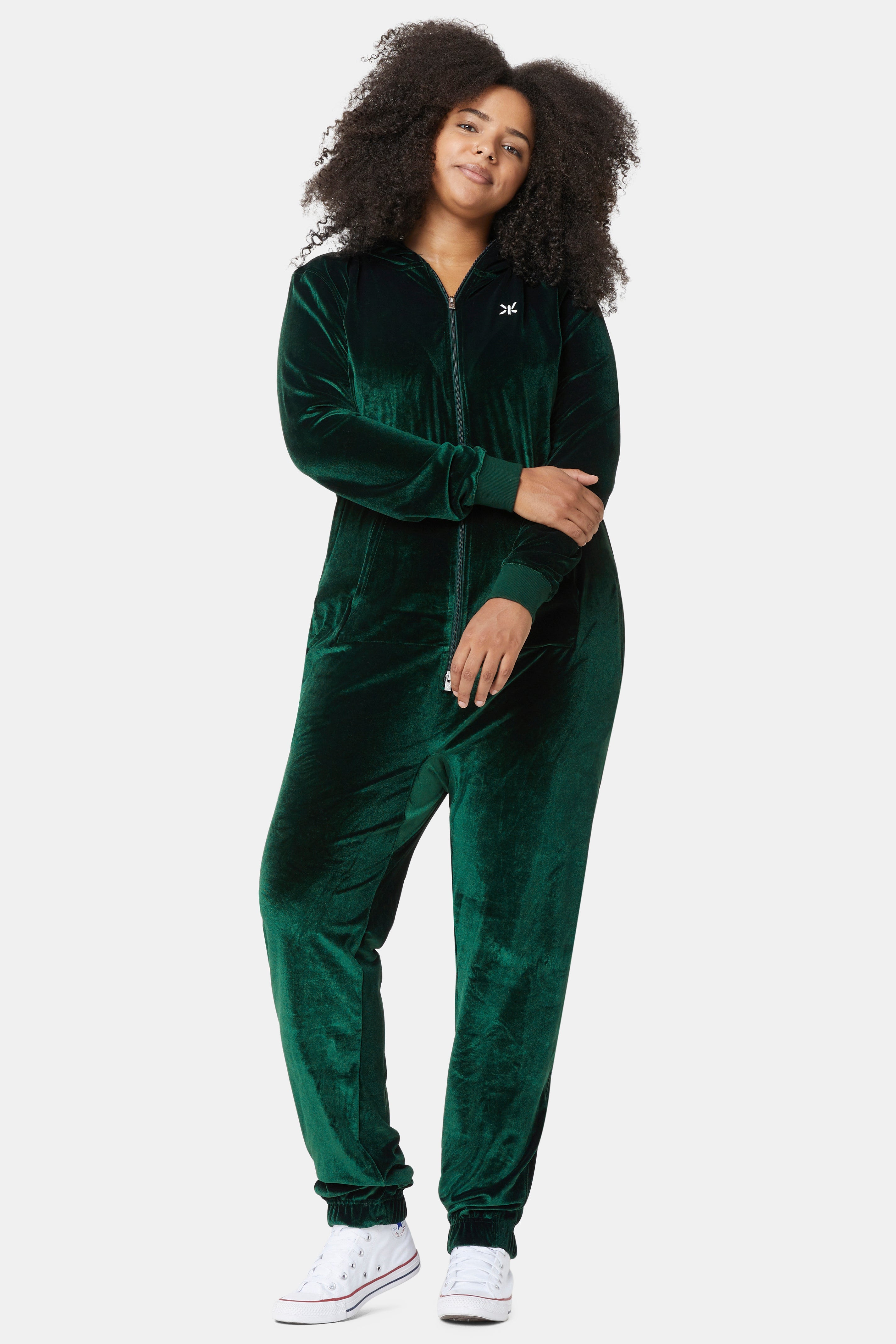 Original Velour Jumpsuit Green