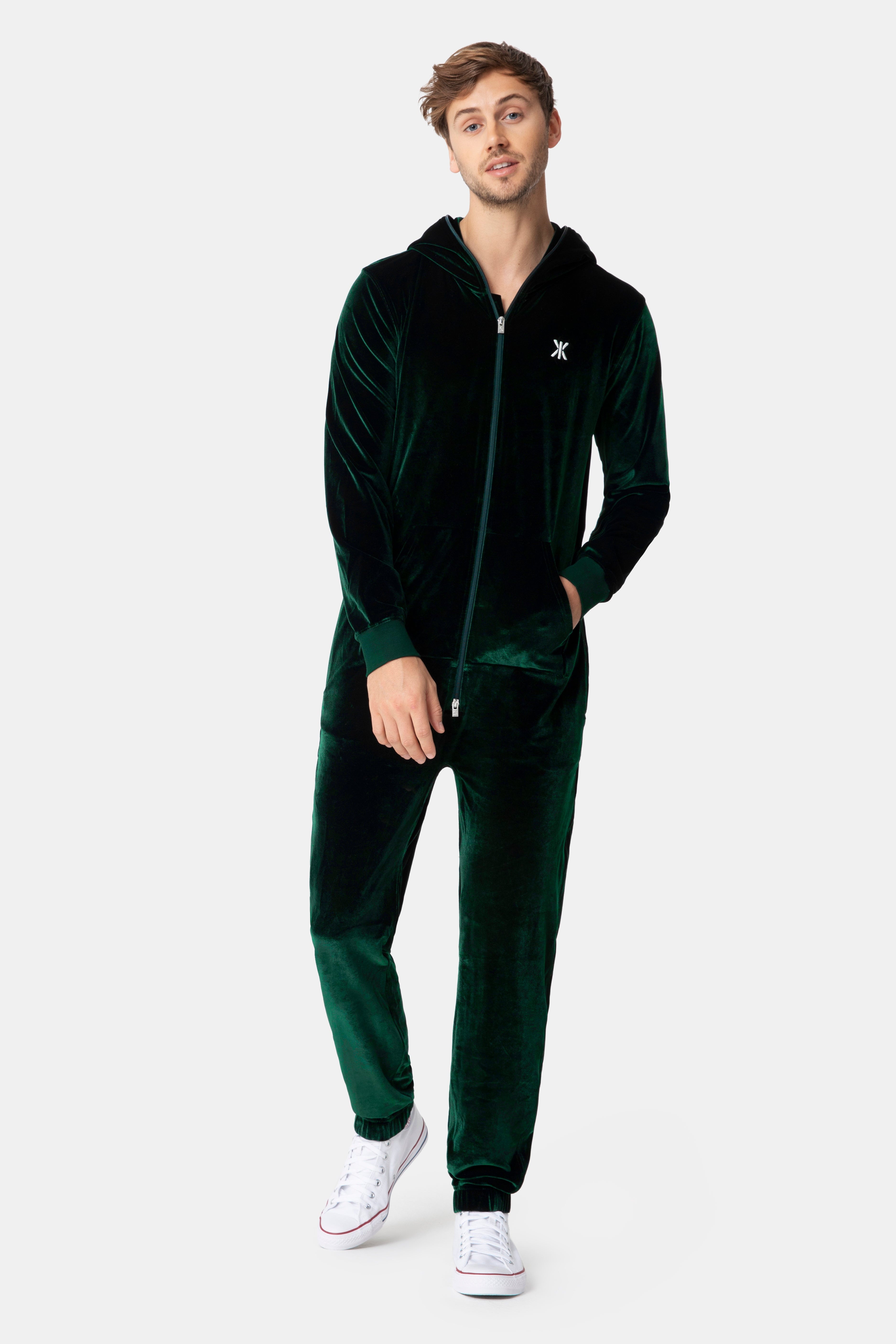 Original Velour Jumpsuit Green