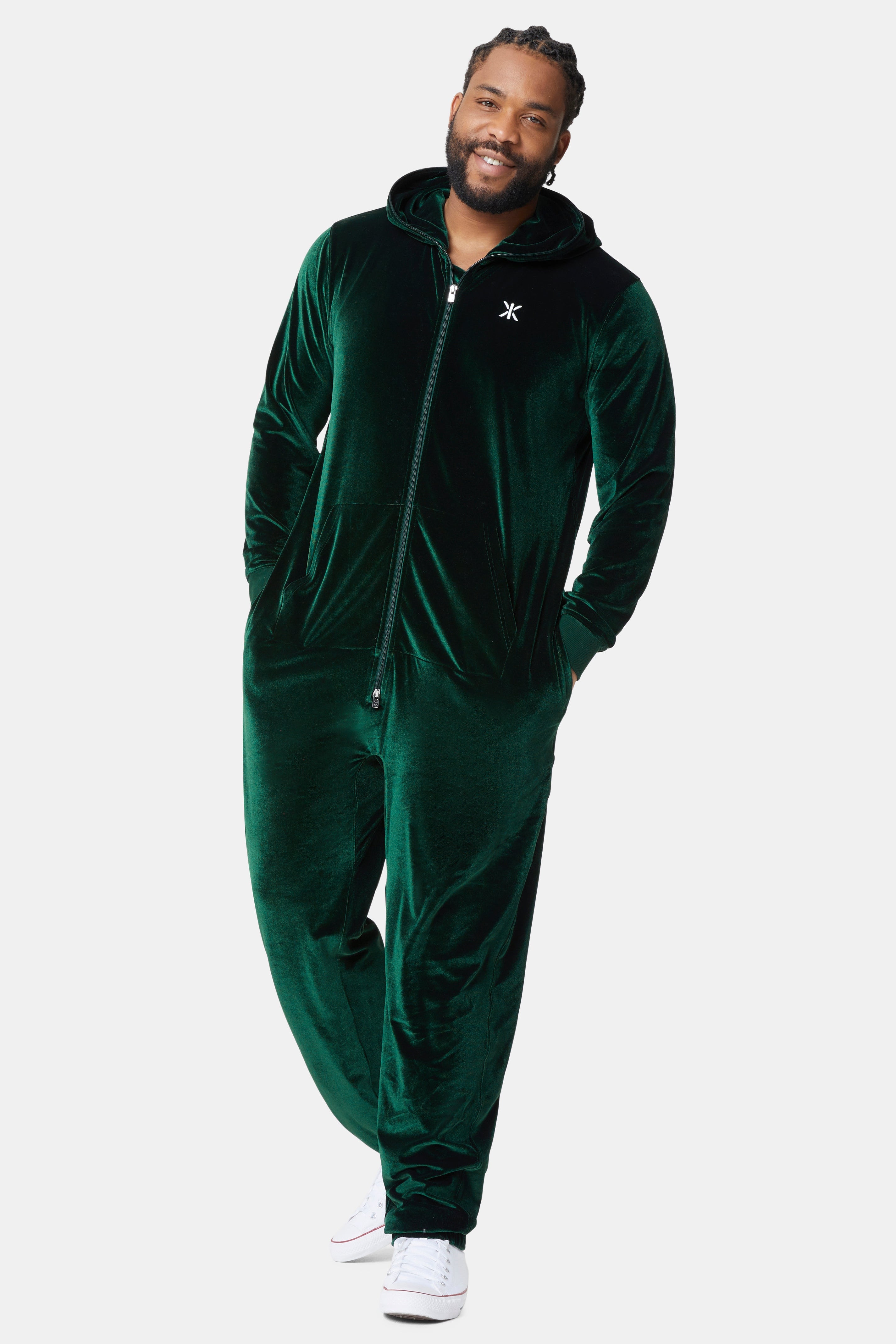 Original Velour Jumpsuit Green