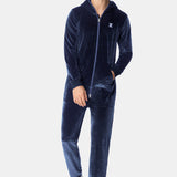 Original Velour Jumpsuit Navy