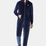Original Velour Jumpsuit Navy