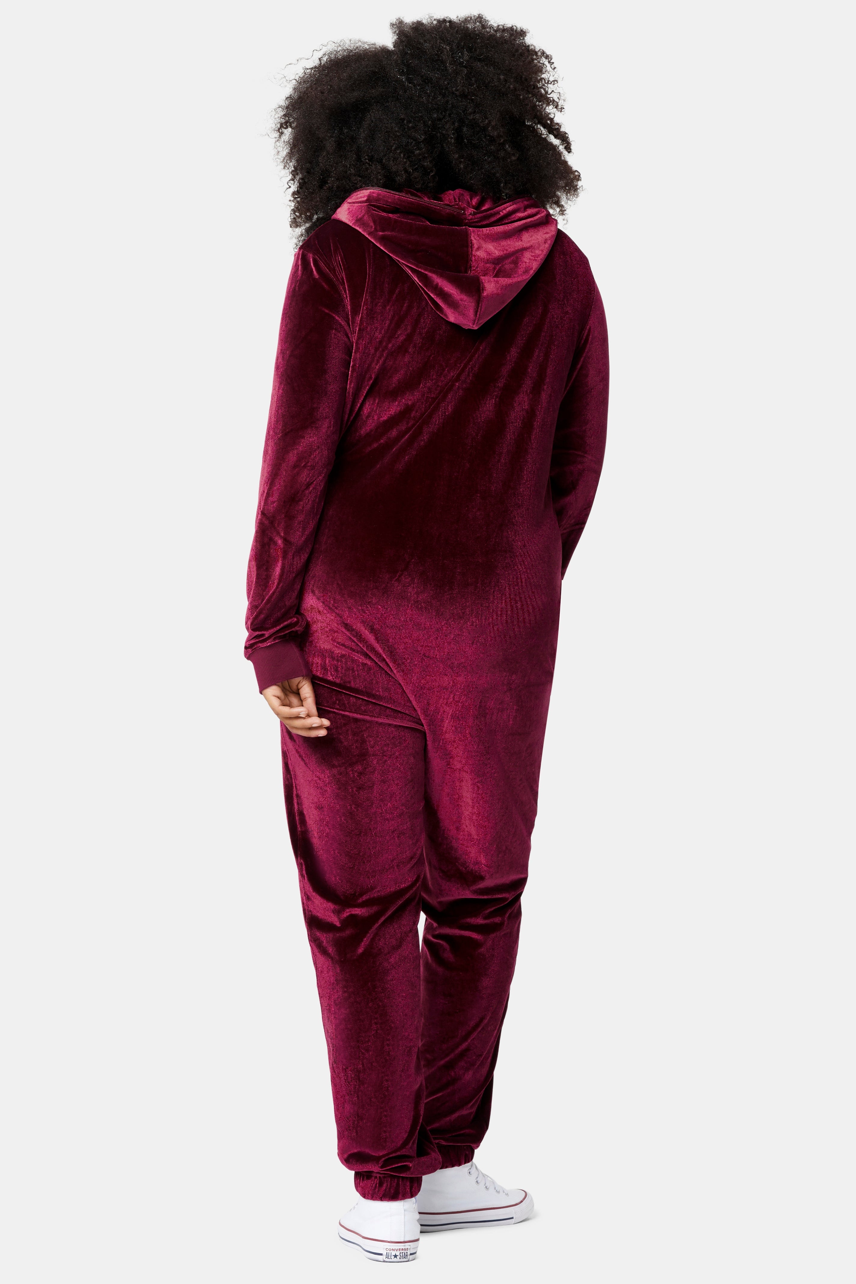 Original Velour Jumpsuit Red