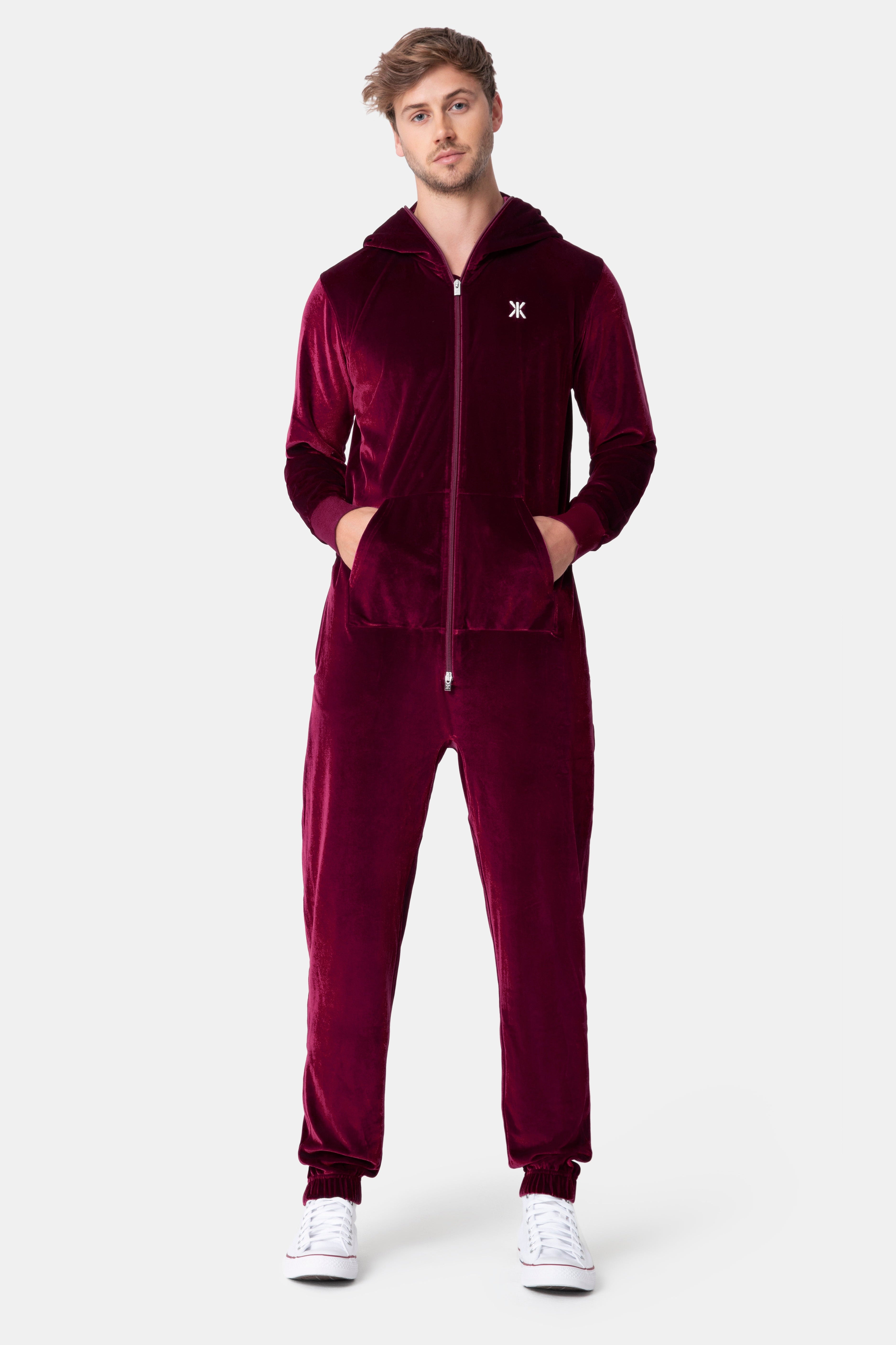 Original Velour Jumpsuit Red
