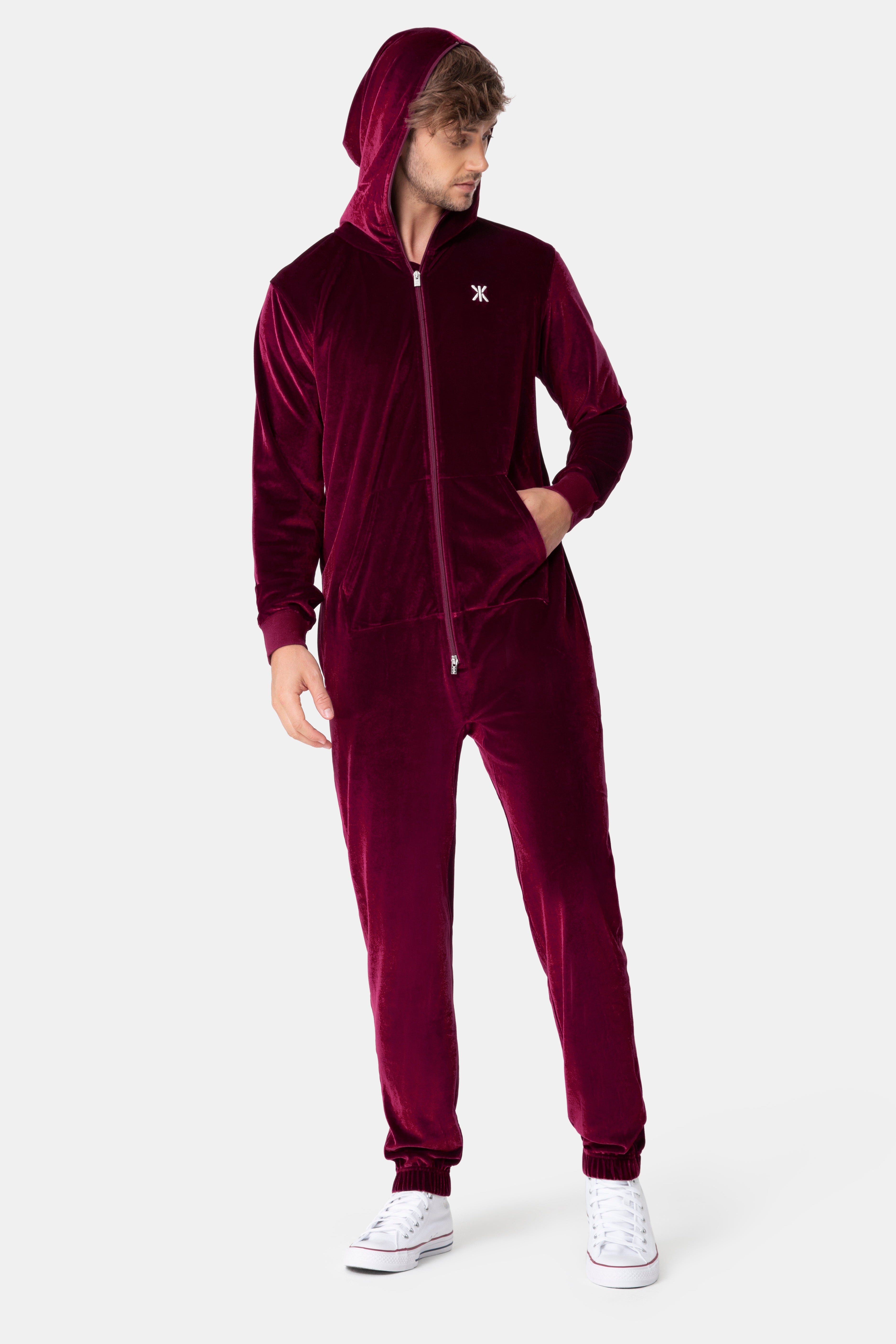 Original Velour Jumpsuit Red