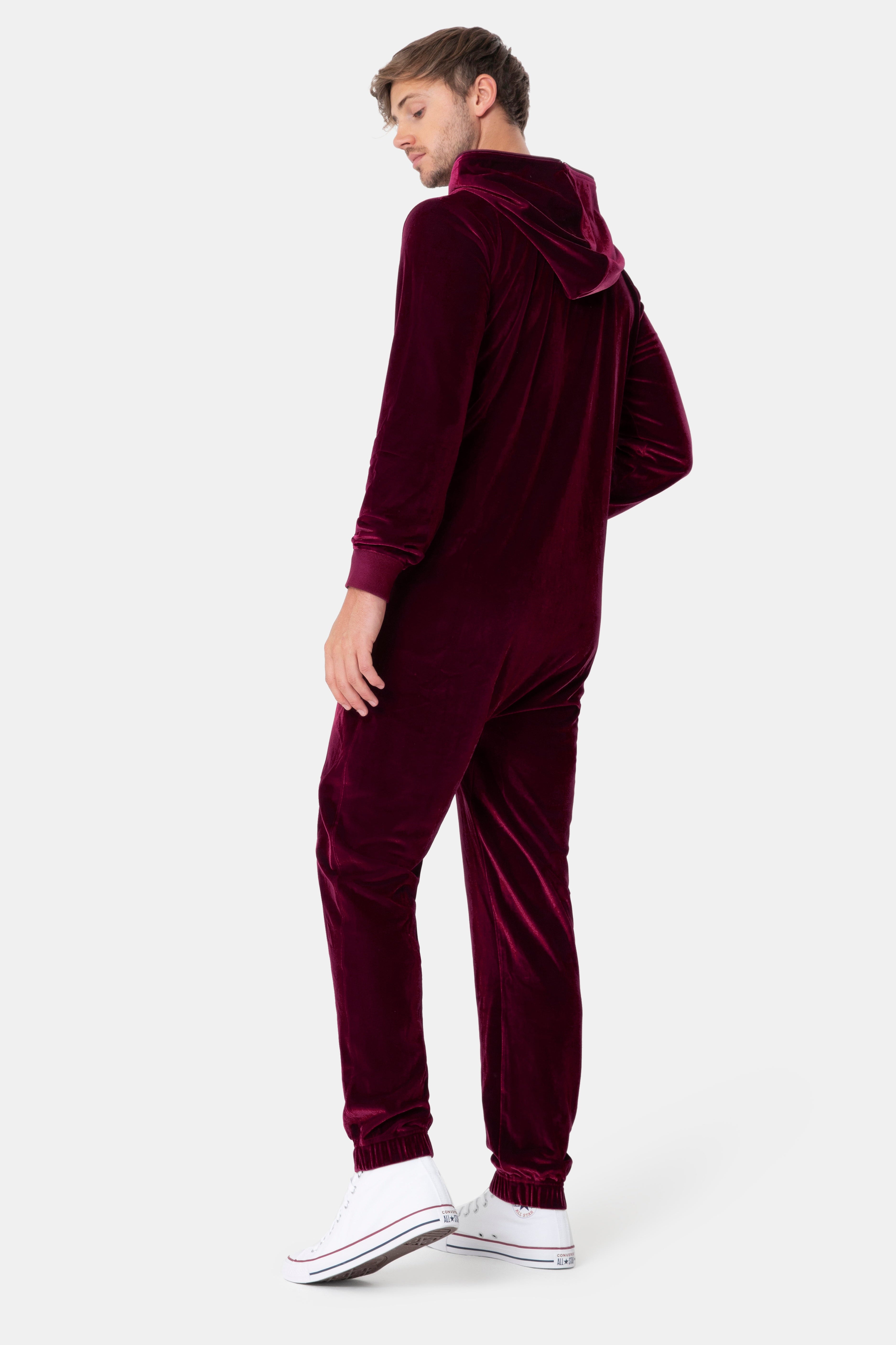 Original Velour Jumpsuit Red