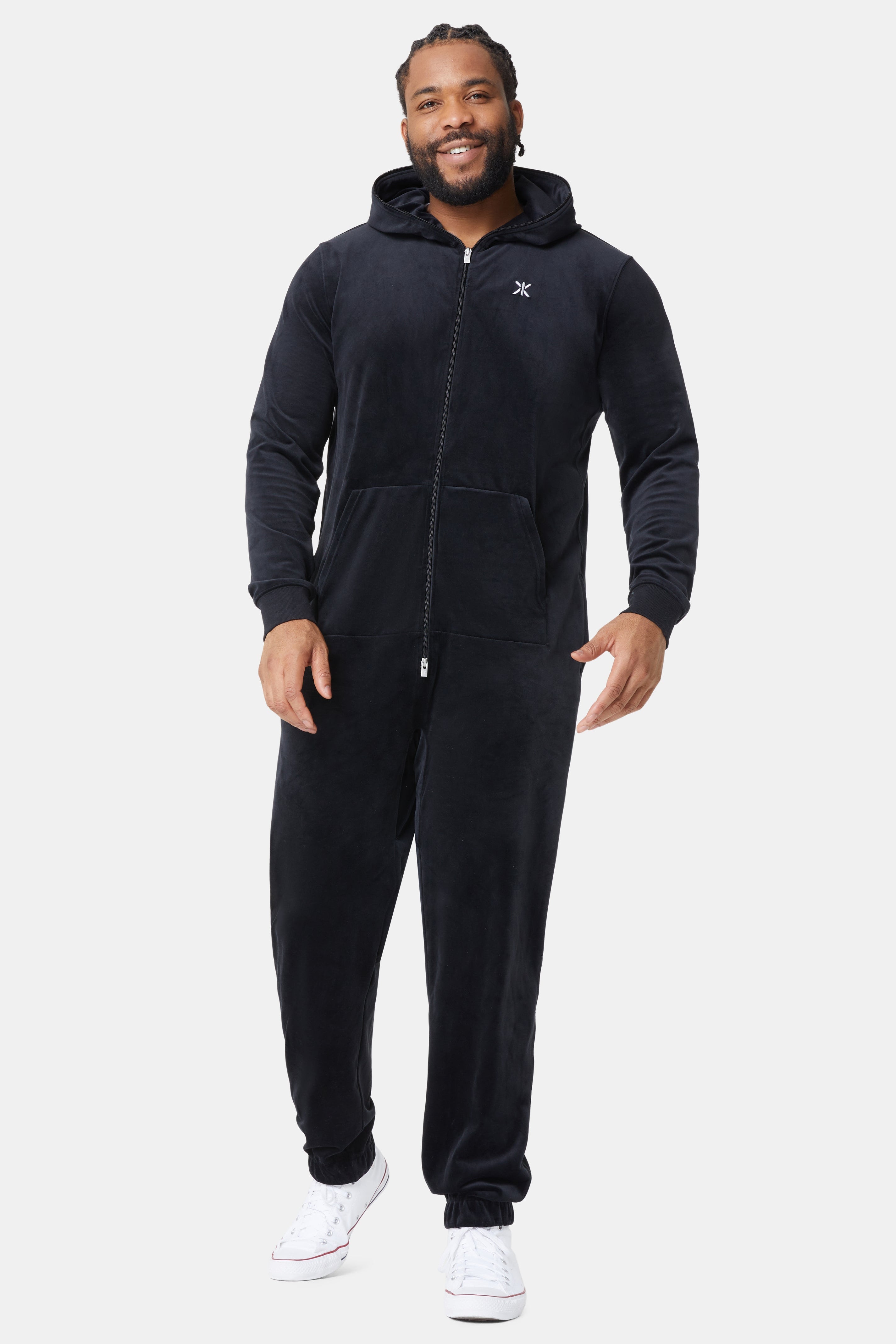 Original Velvet Jumpsuit Black