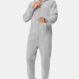 Original Velvet Jumpsuit Light Grey