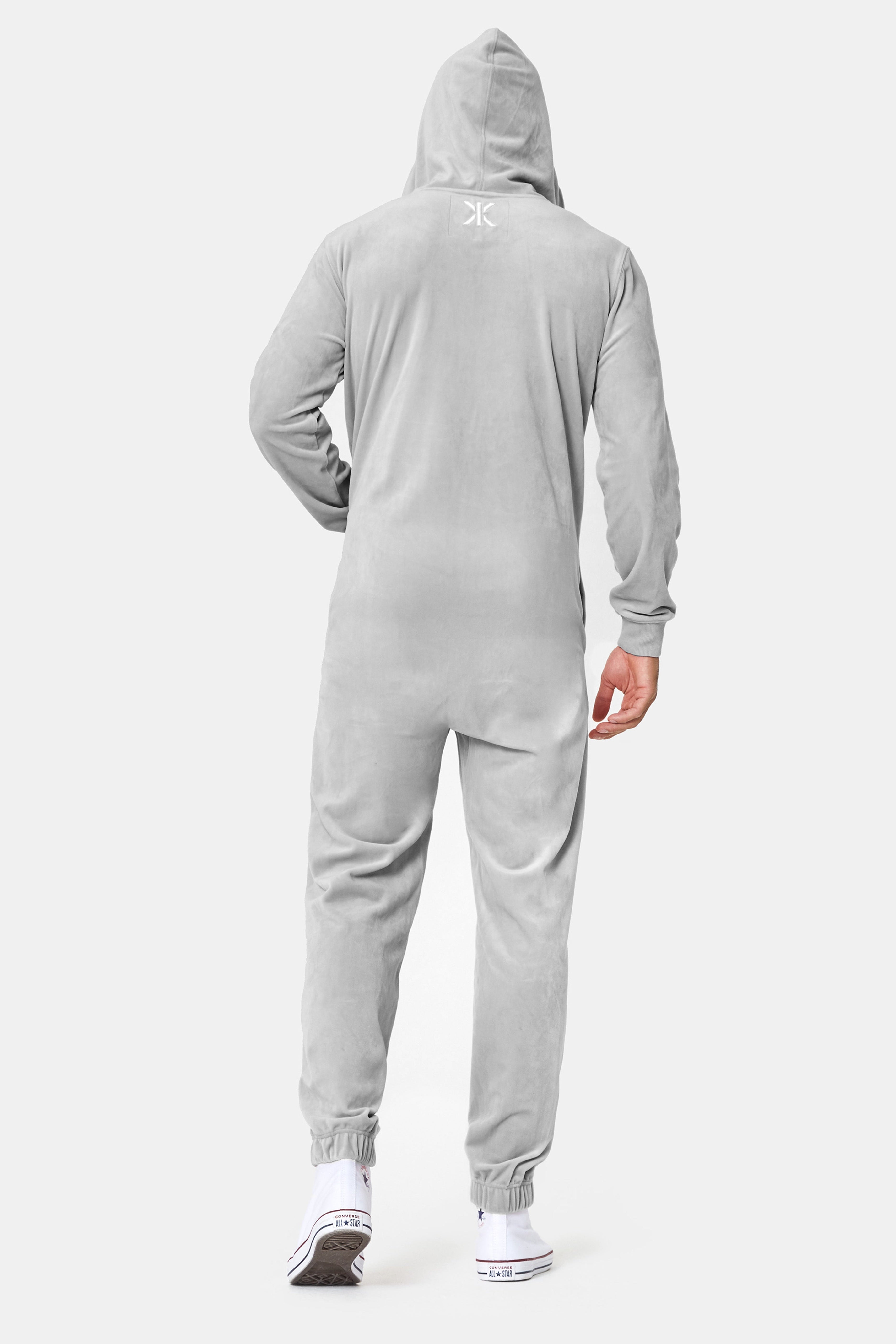 Original Velvet Jumpsuit Light Grey