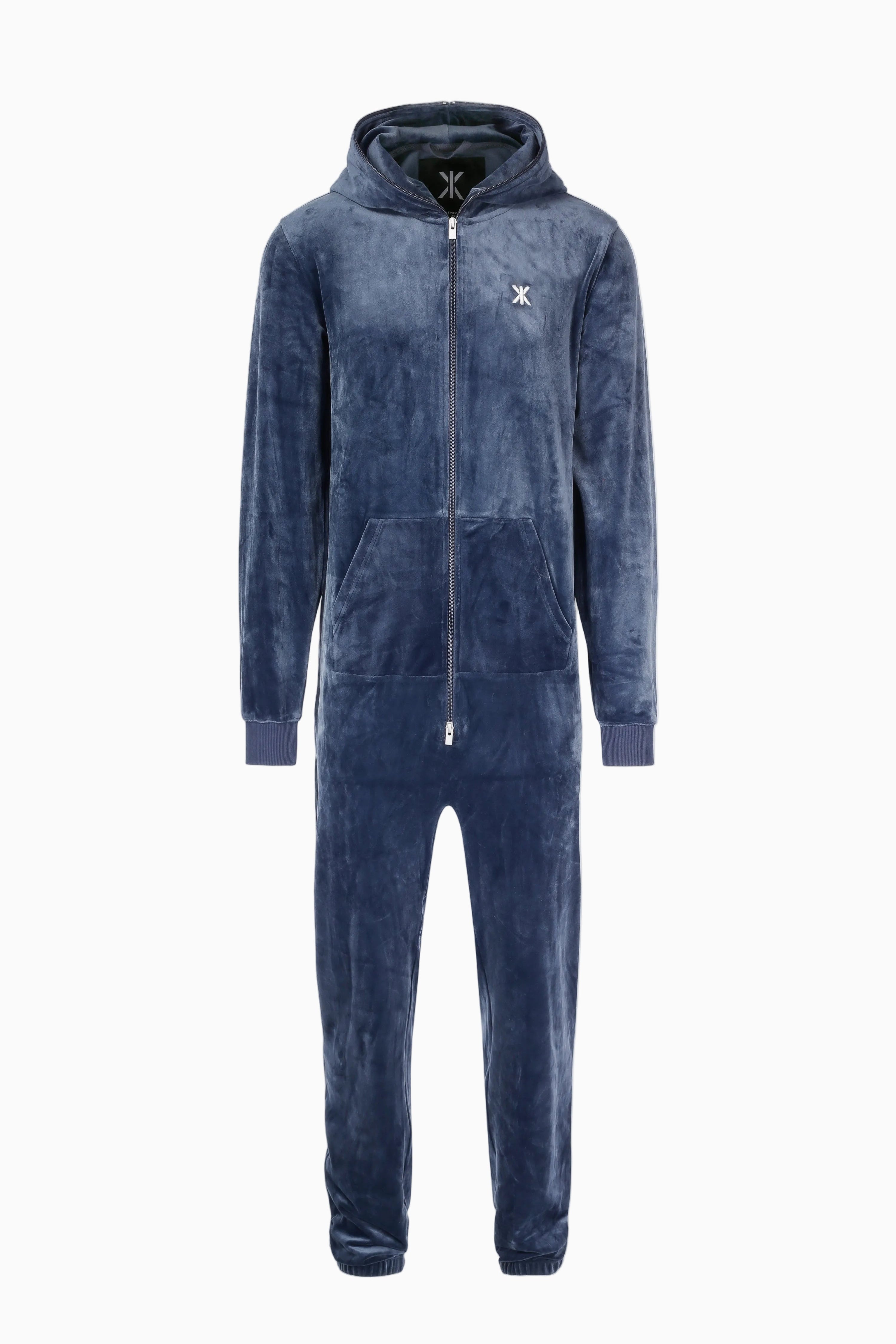 Original Velvet Jumpsuit Navy