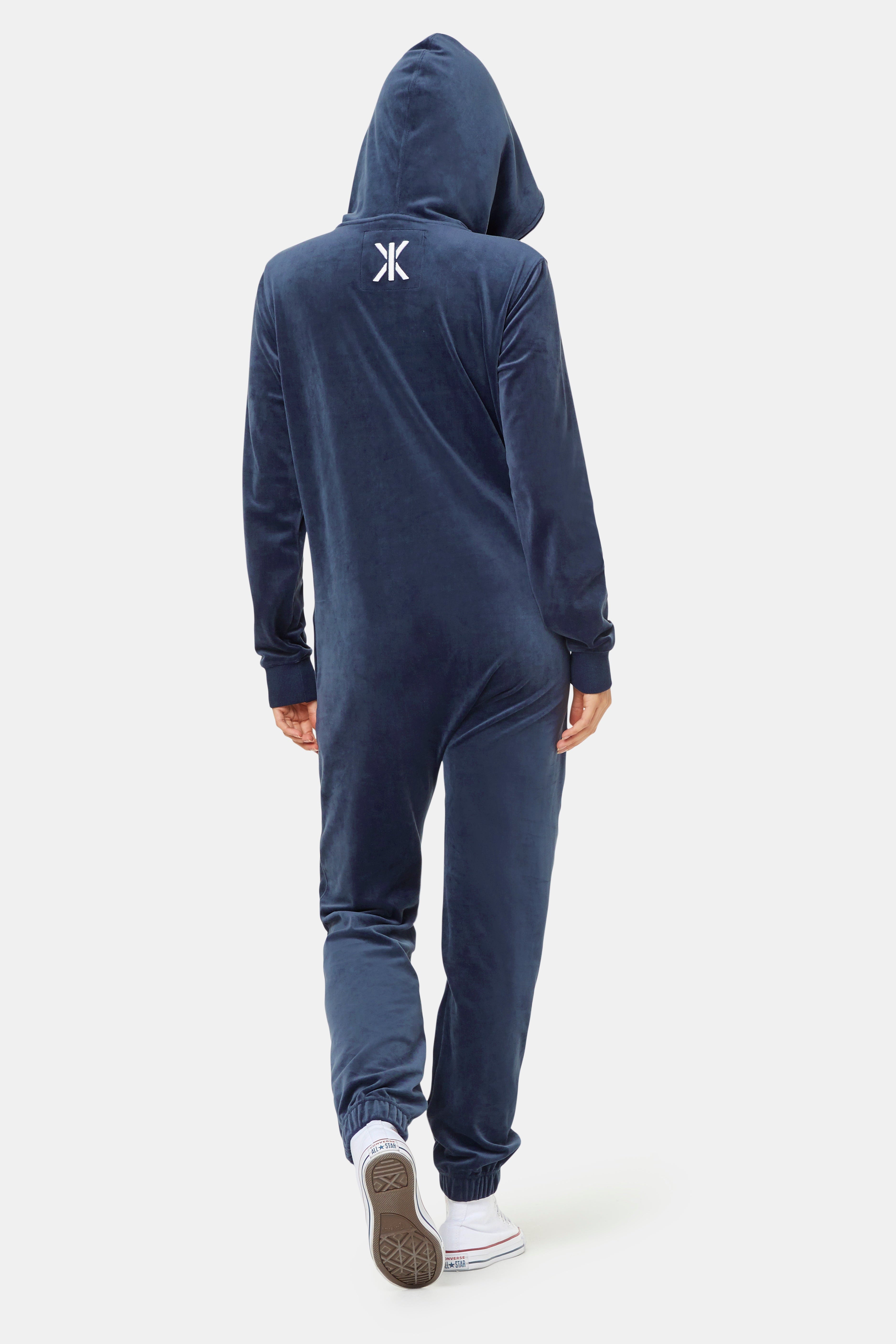 Original Velvet Jumpsuit Navy