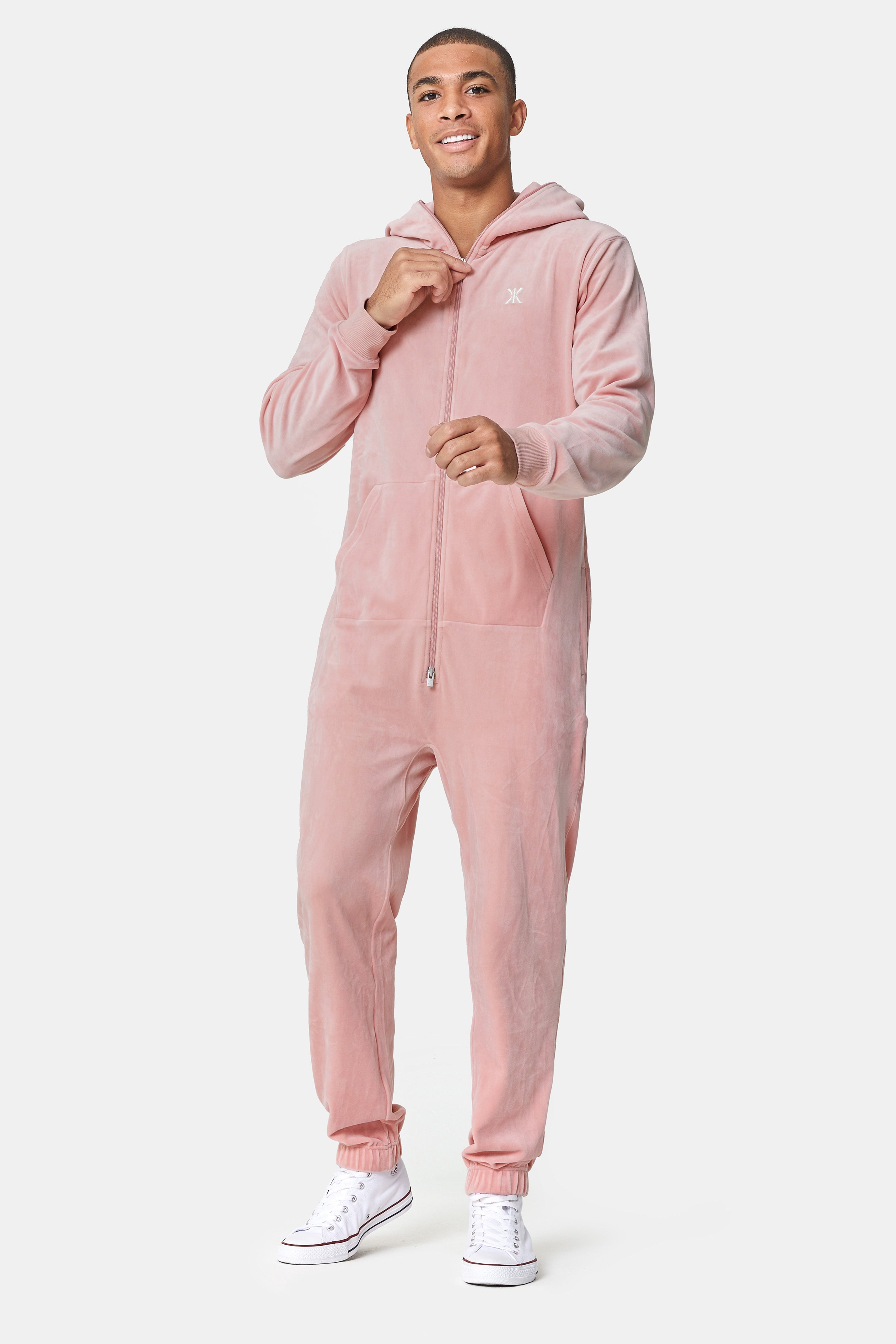 Original Velvet Jumpsuit Soft Pink