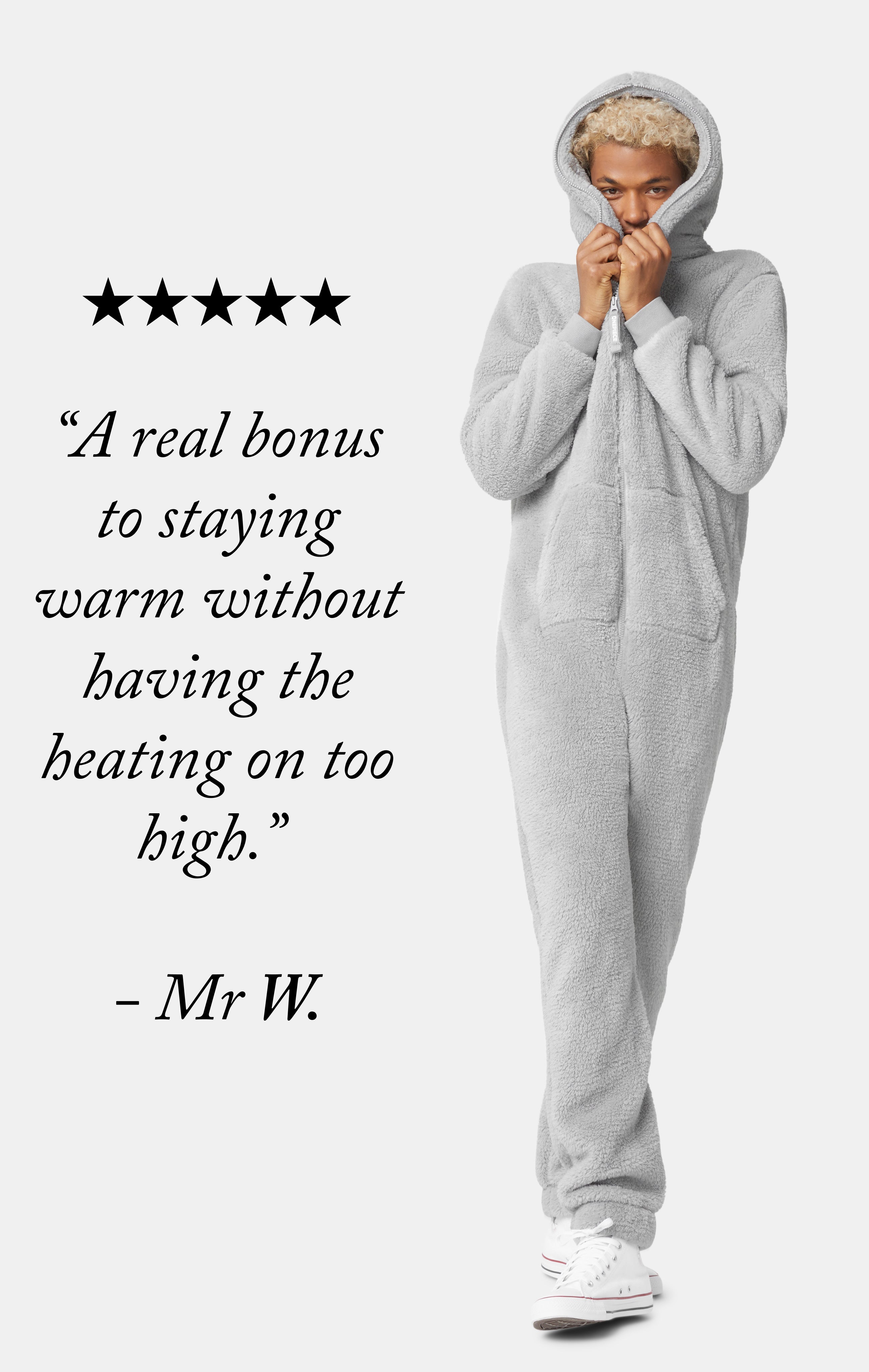 The Puppy Jumpsuit Light Grey