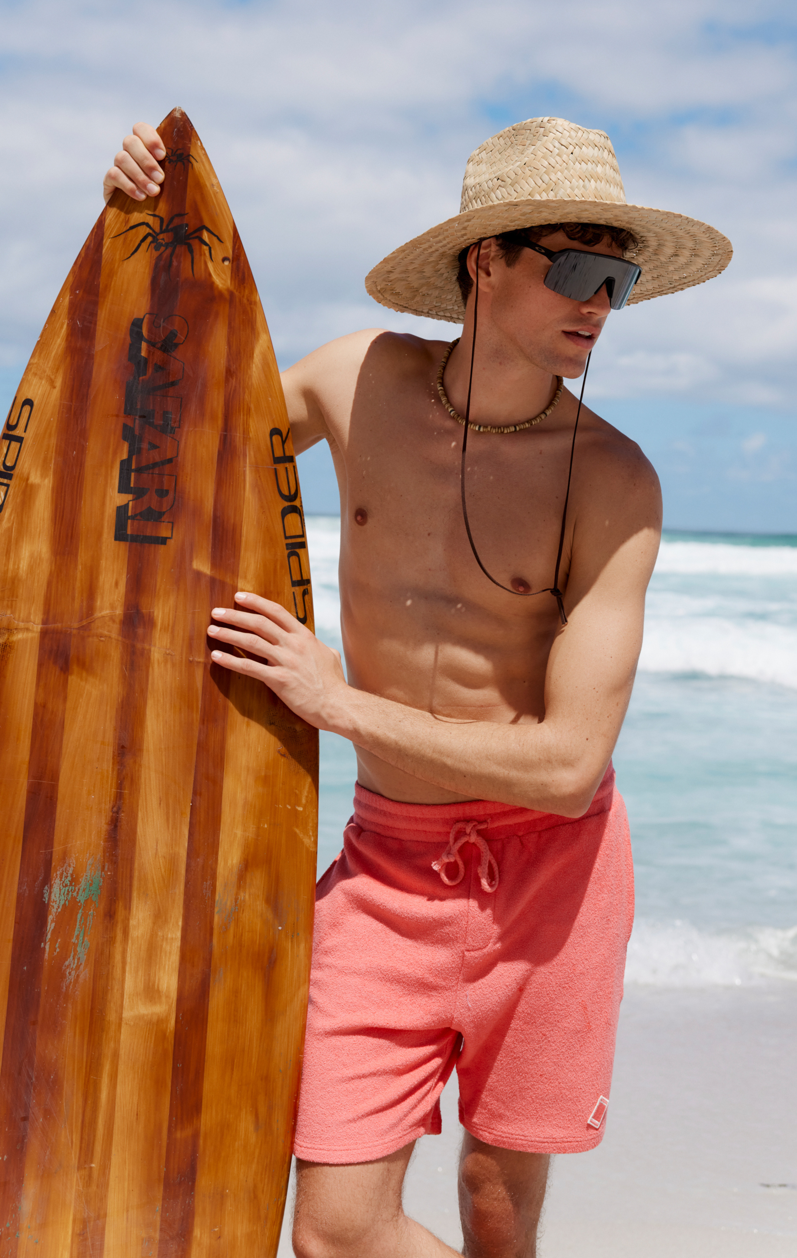 Towel Club Shorts Coral