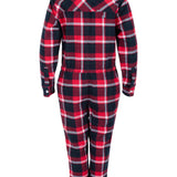 Check Kids Jumpsuit Red / Black