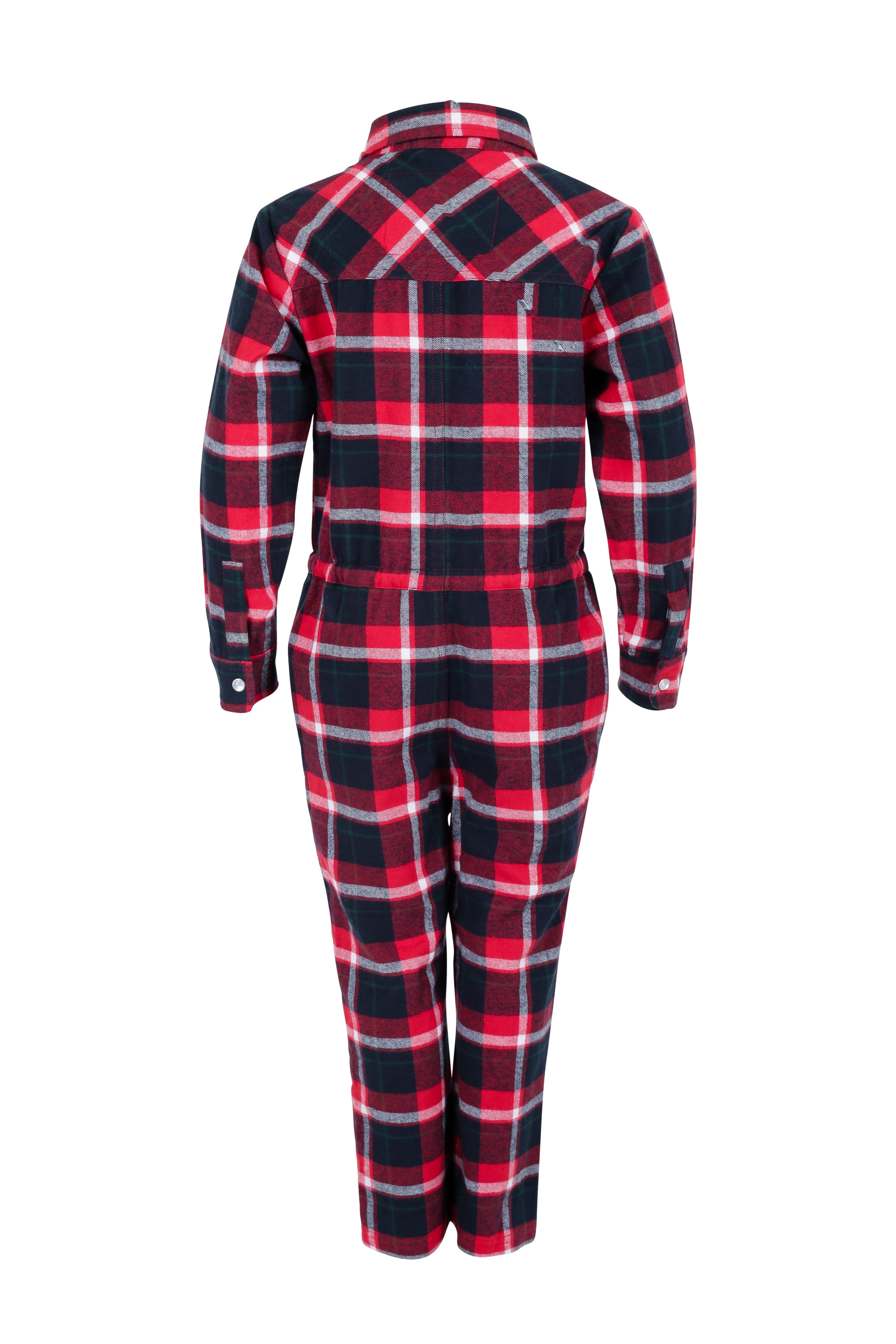 Check Kids Jumpsuit Red / Black