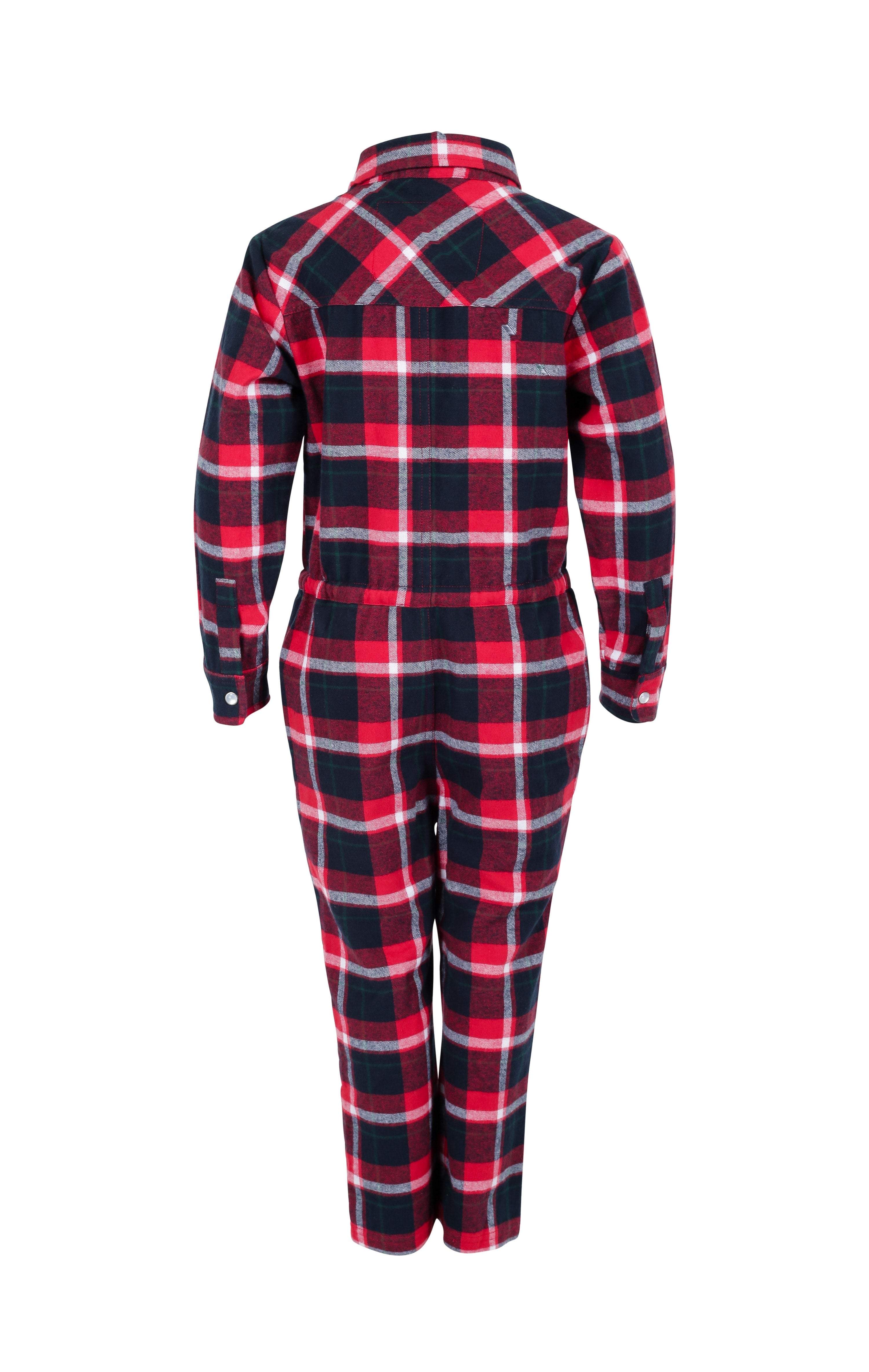Check Kids Jumpsuit Red / Black