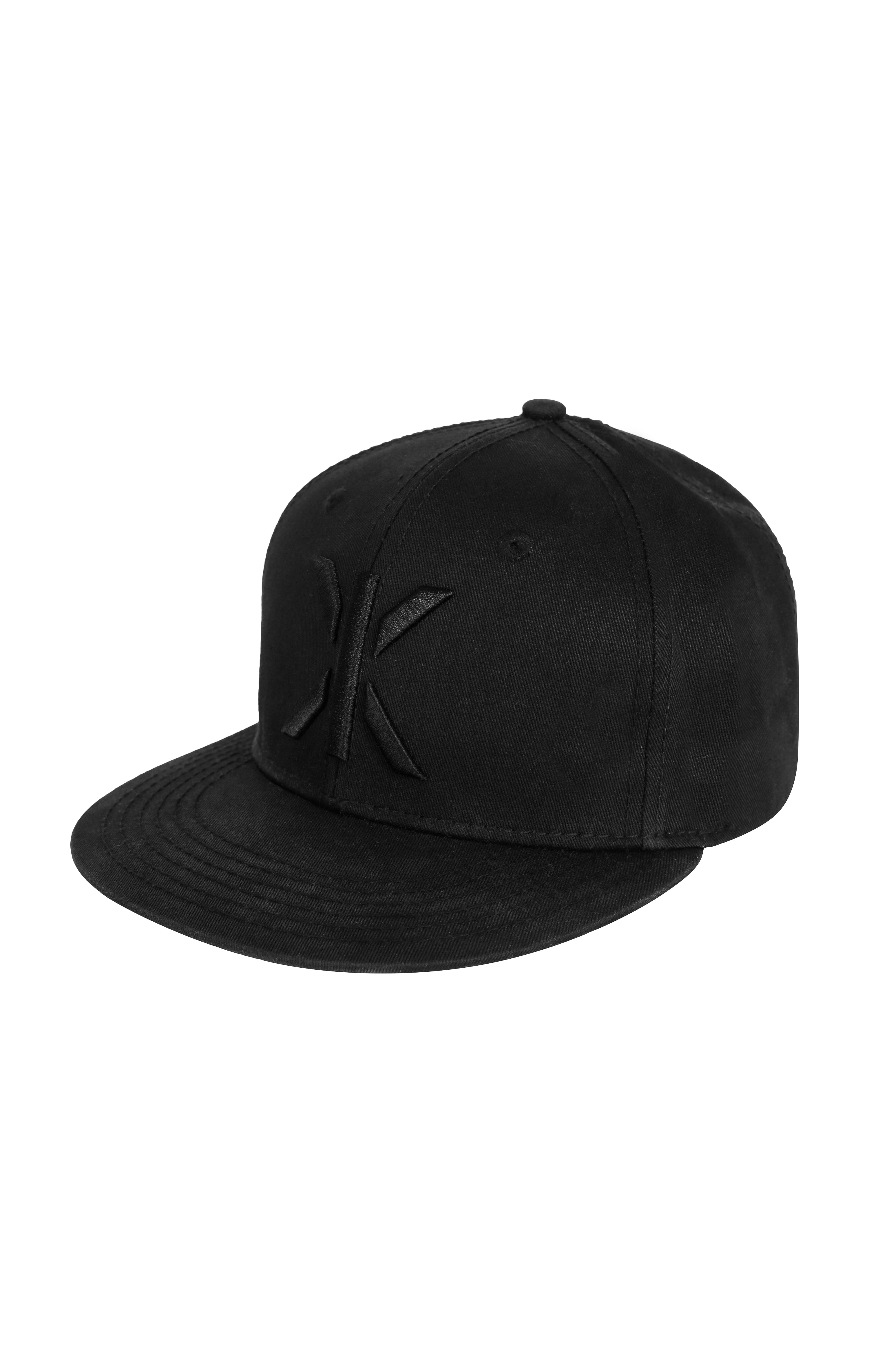 Logo Cap Snapback Black