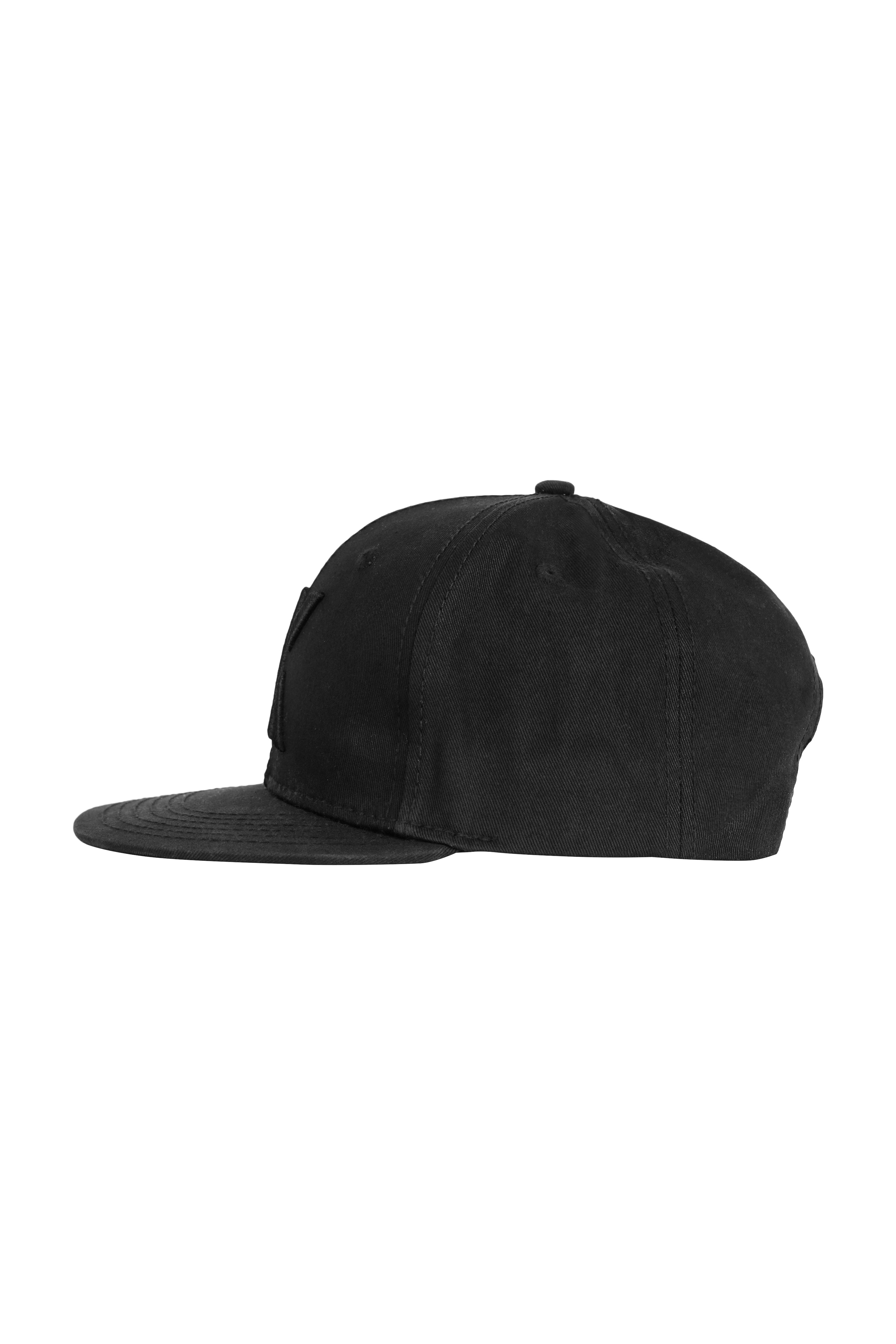 Logo Cap Snapback Black