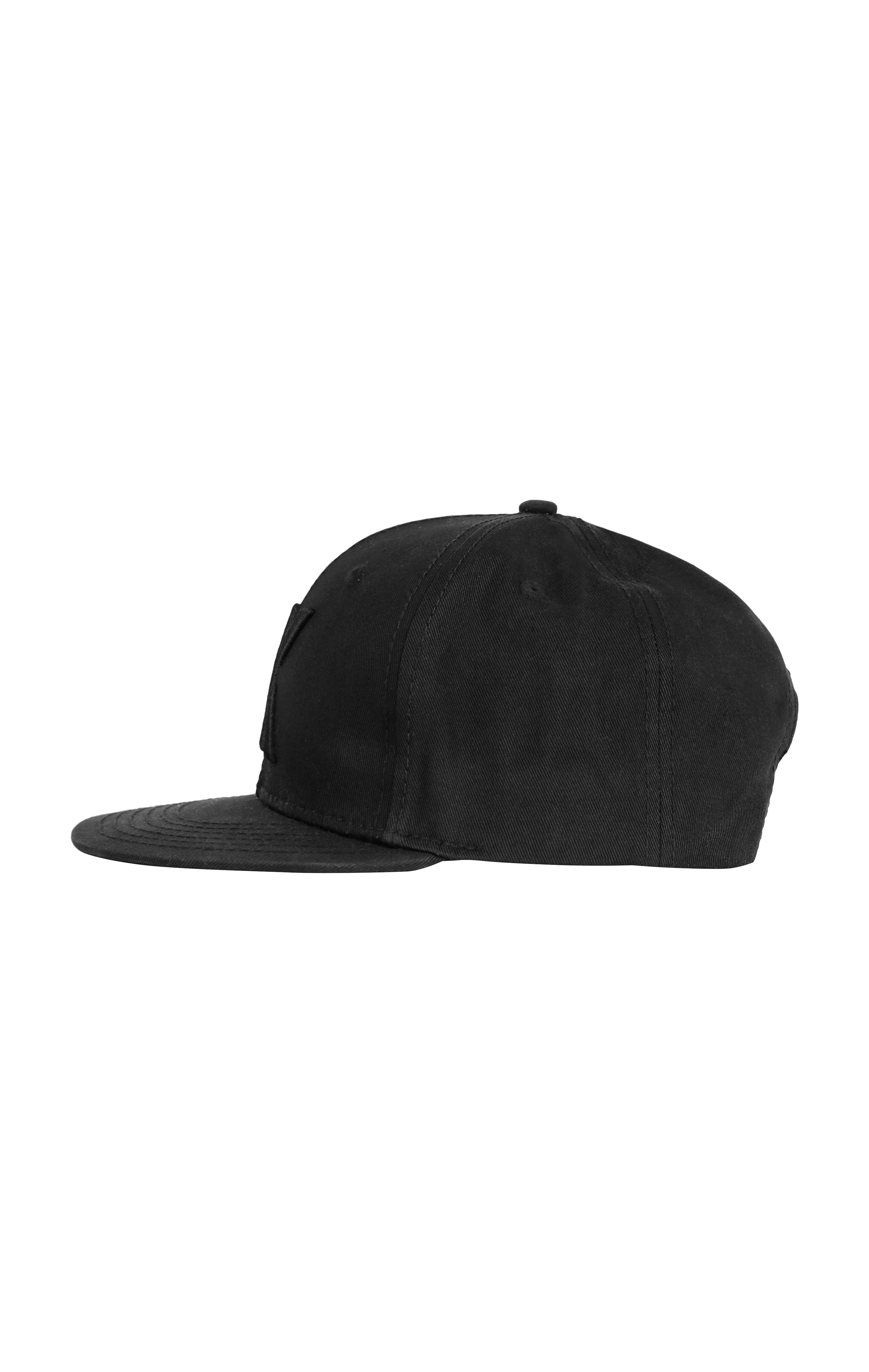 Logo Cap Snapback Black