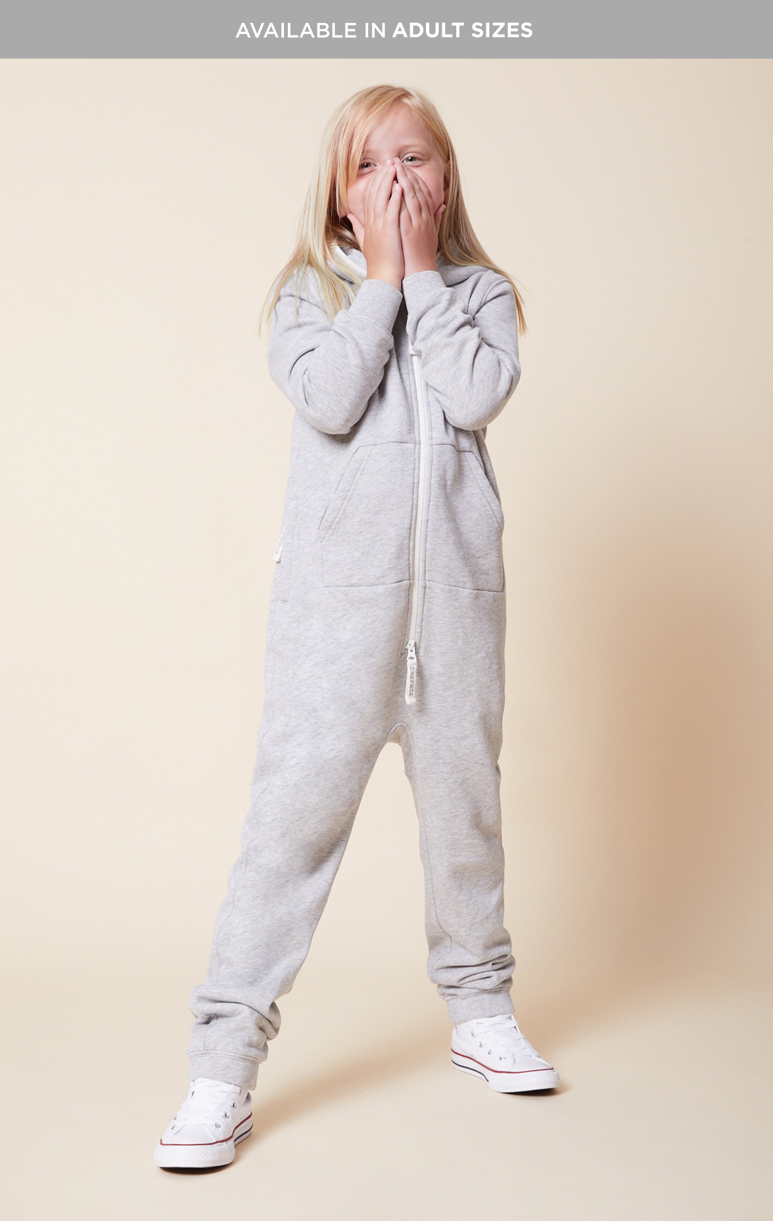 Original Kids Onesie 2.0 | Grey Melange – Onepiece