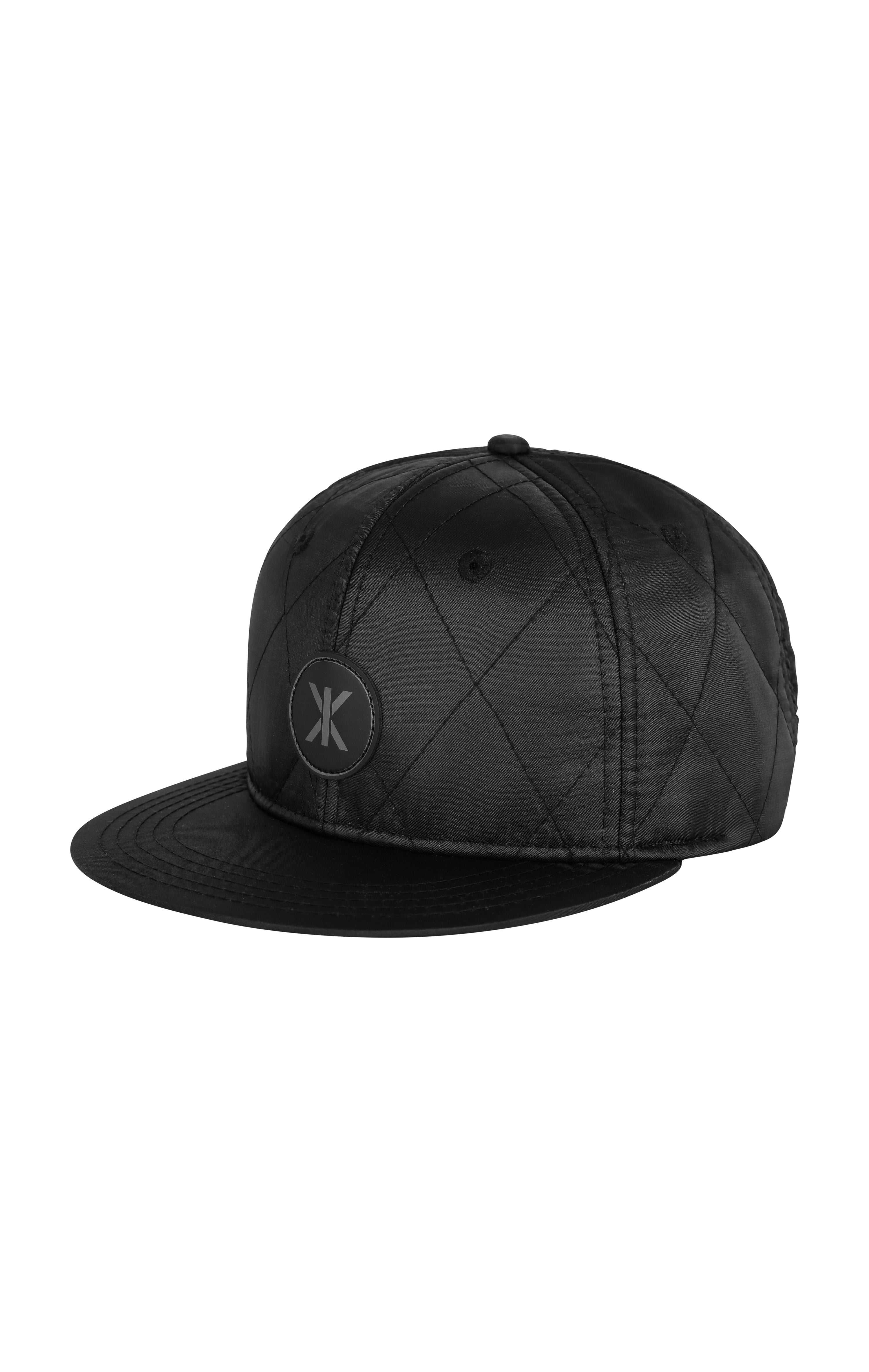 Quilted Cap Snapback Black