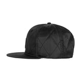 Quilted Cap Snapback Black