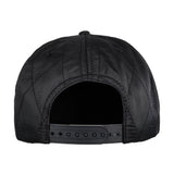 Quilted Cap Snapback Black