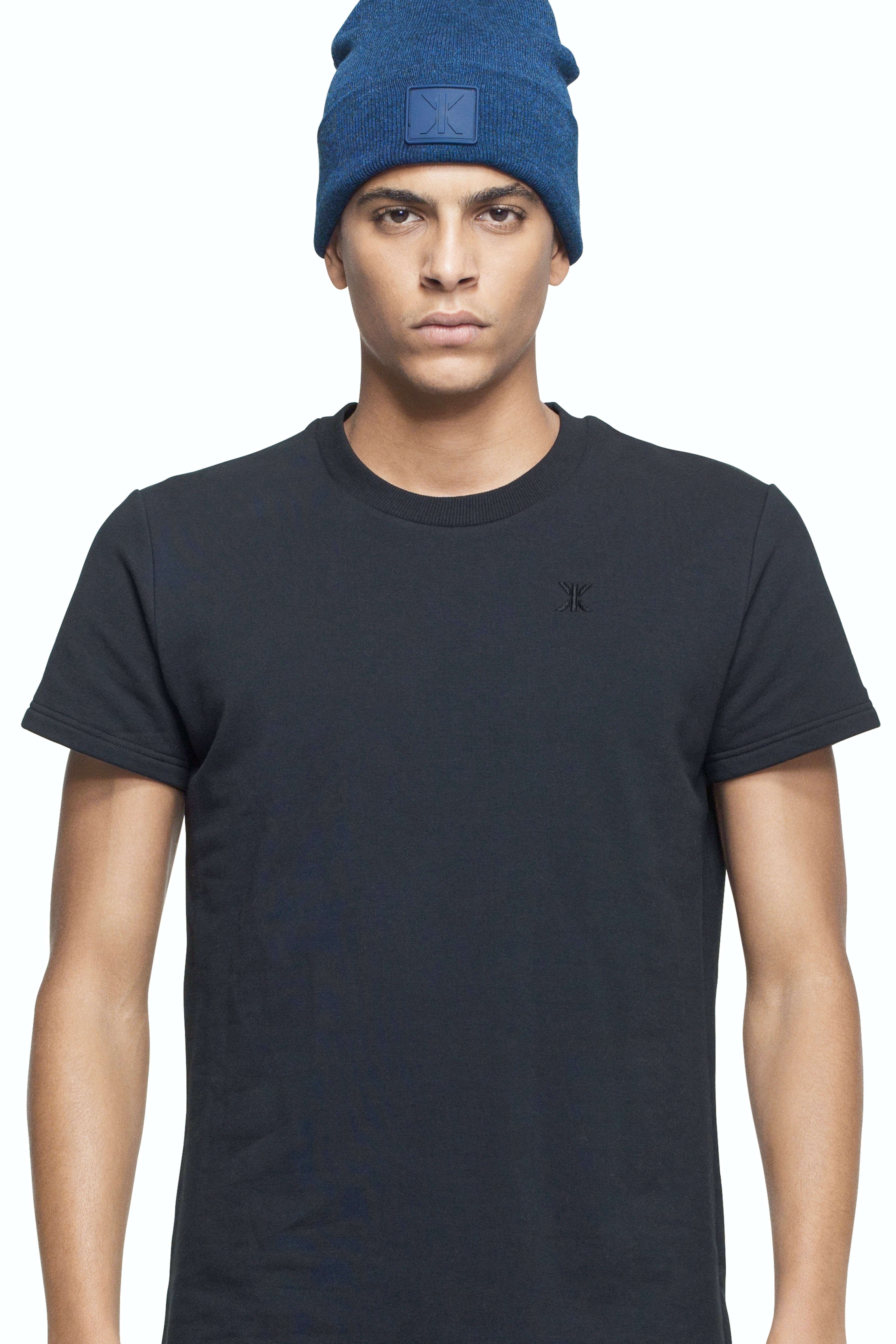 Raw Beanie Stain Blue Melange