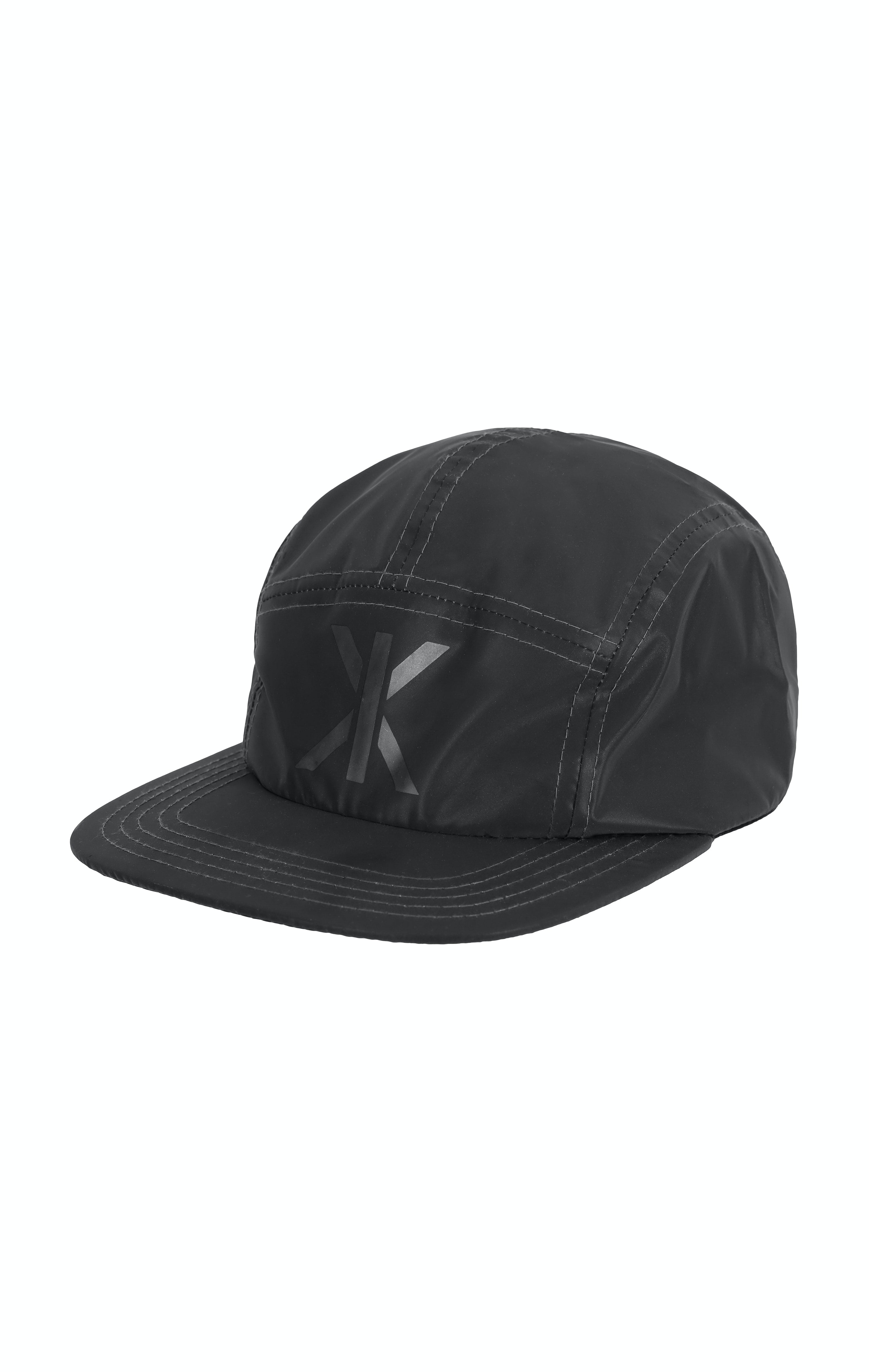 Reflective 5 Panel Cap Black