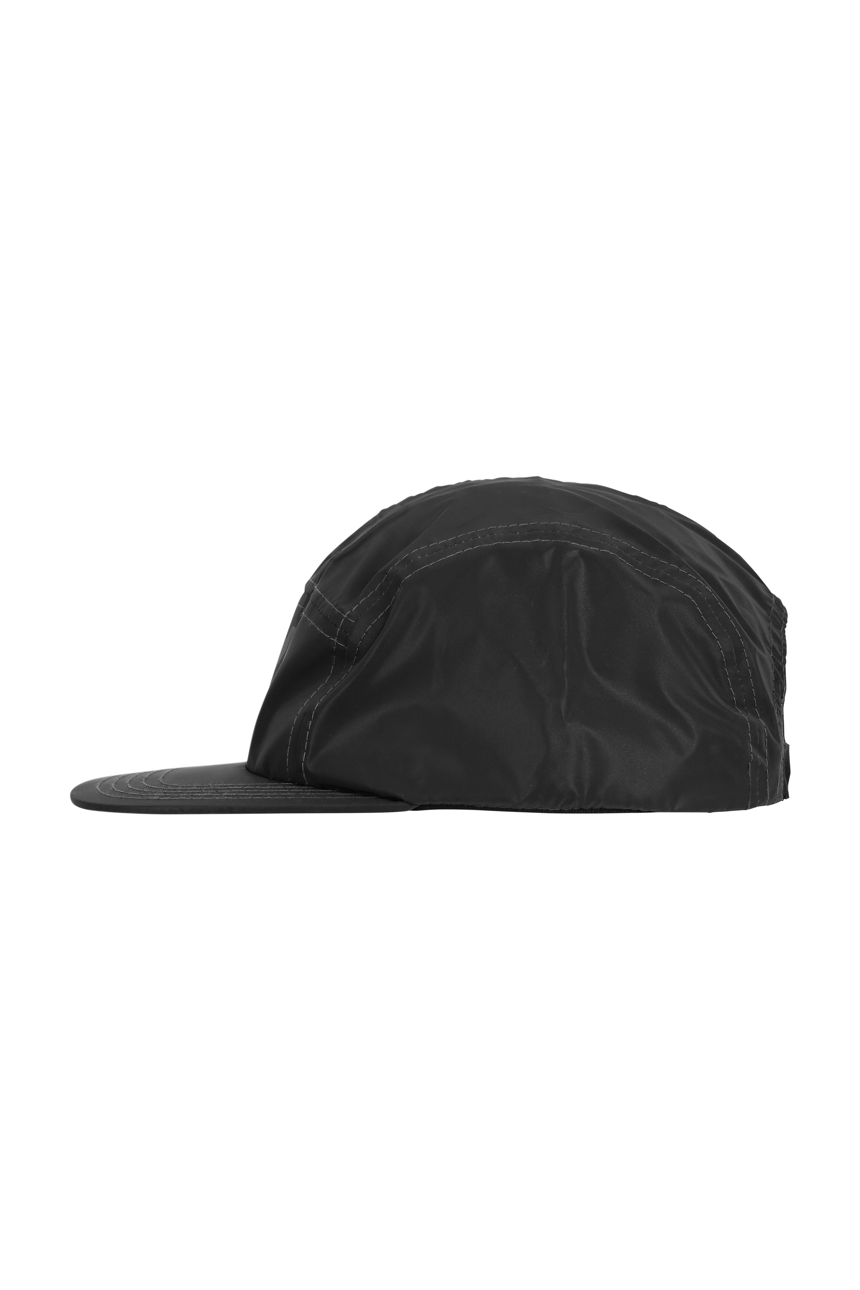 Reflective 5 Panel Cap Black