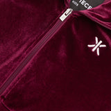 Velour Kids Jumpsuit Red