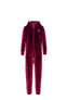 Velour Kids Jumpsuit Red