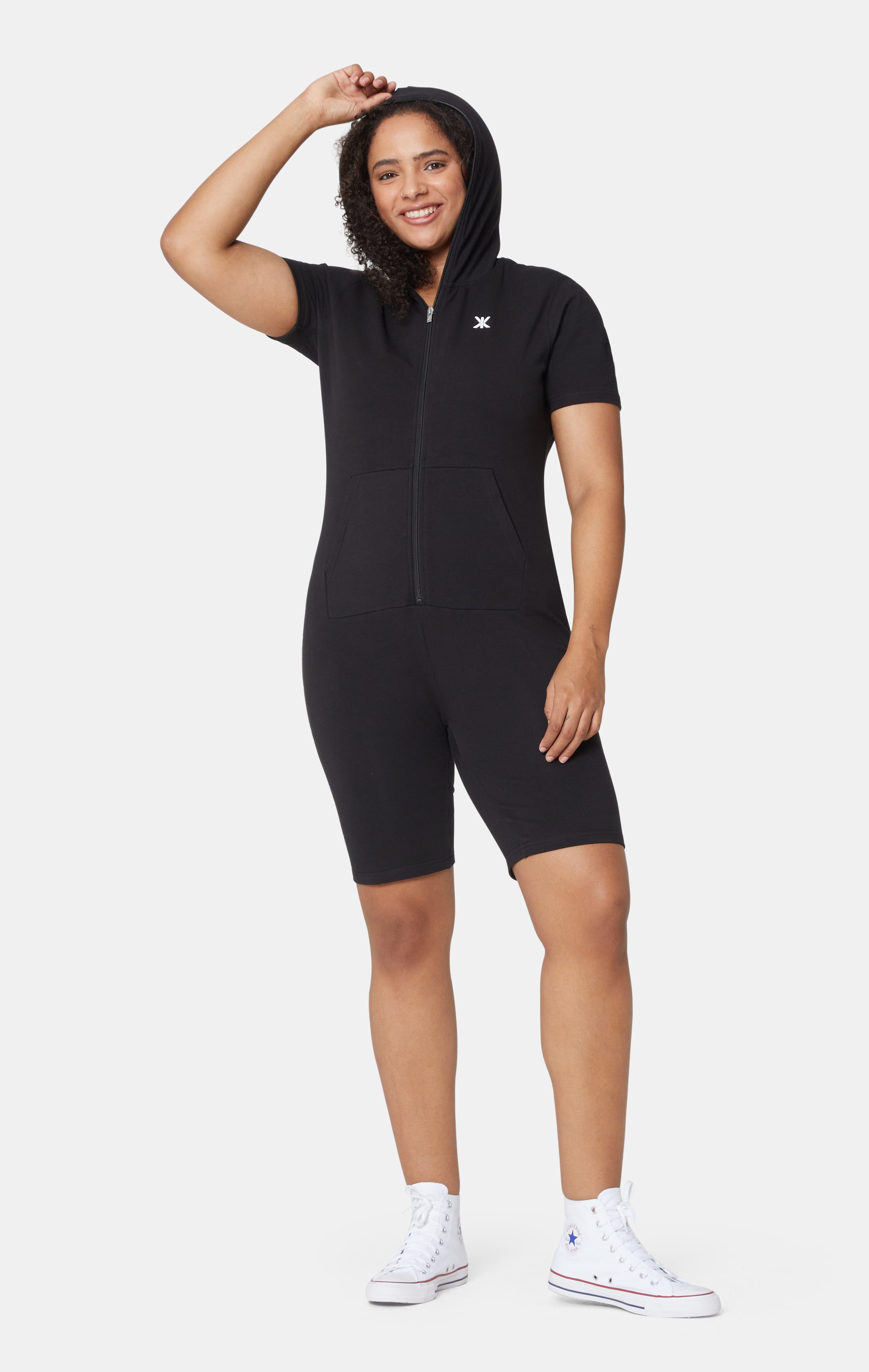 Original Fitted Short Jumpsuit Black