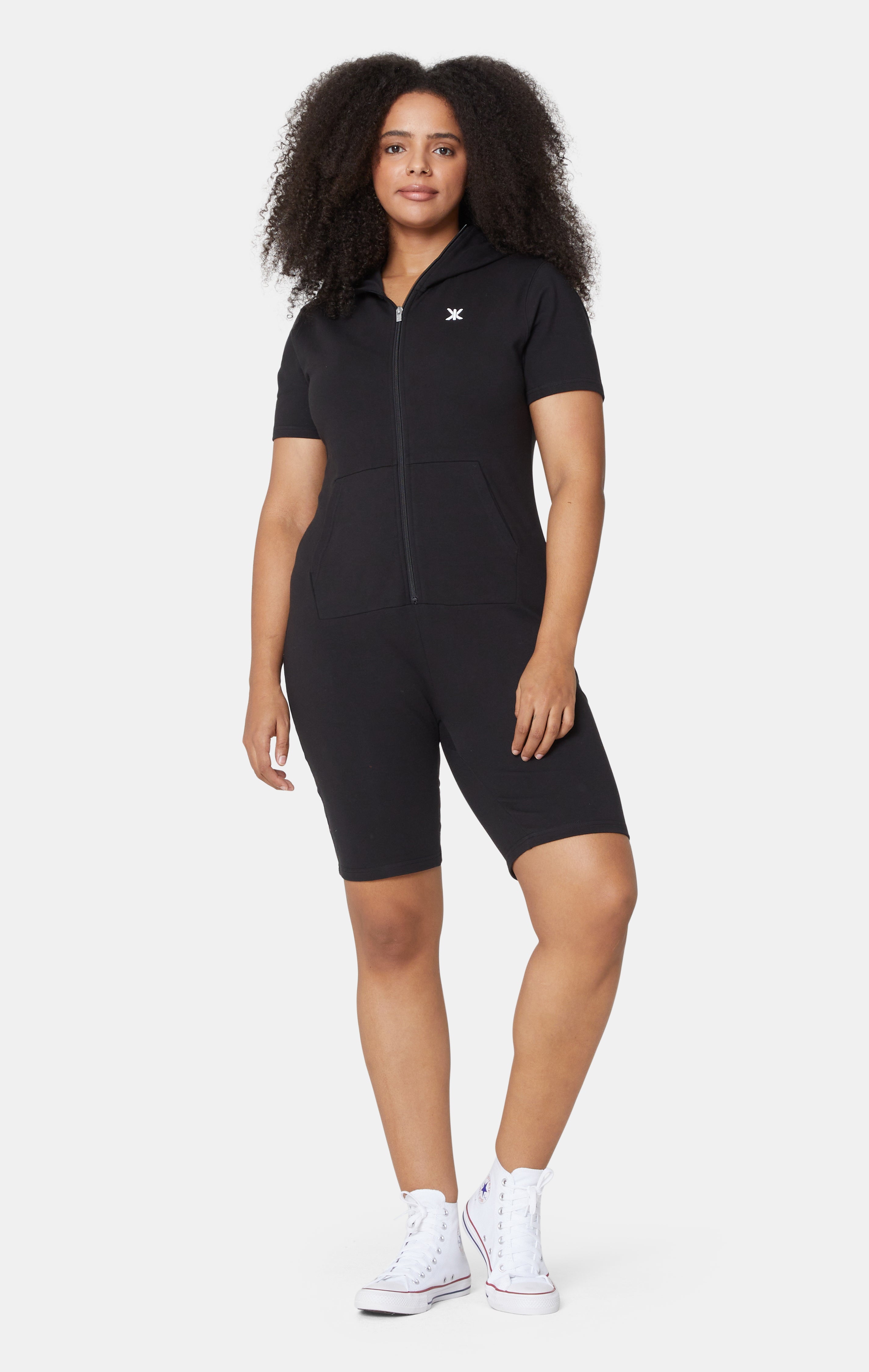 Original Fitted Short Jumpsuit Black