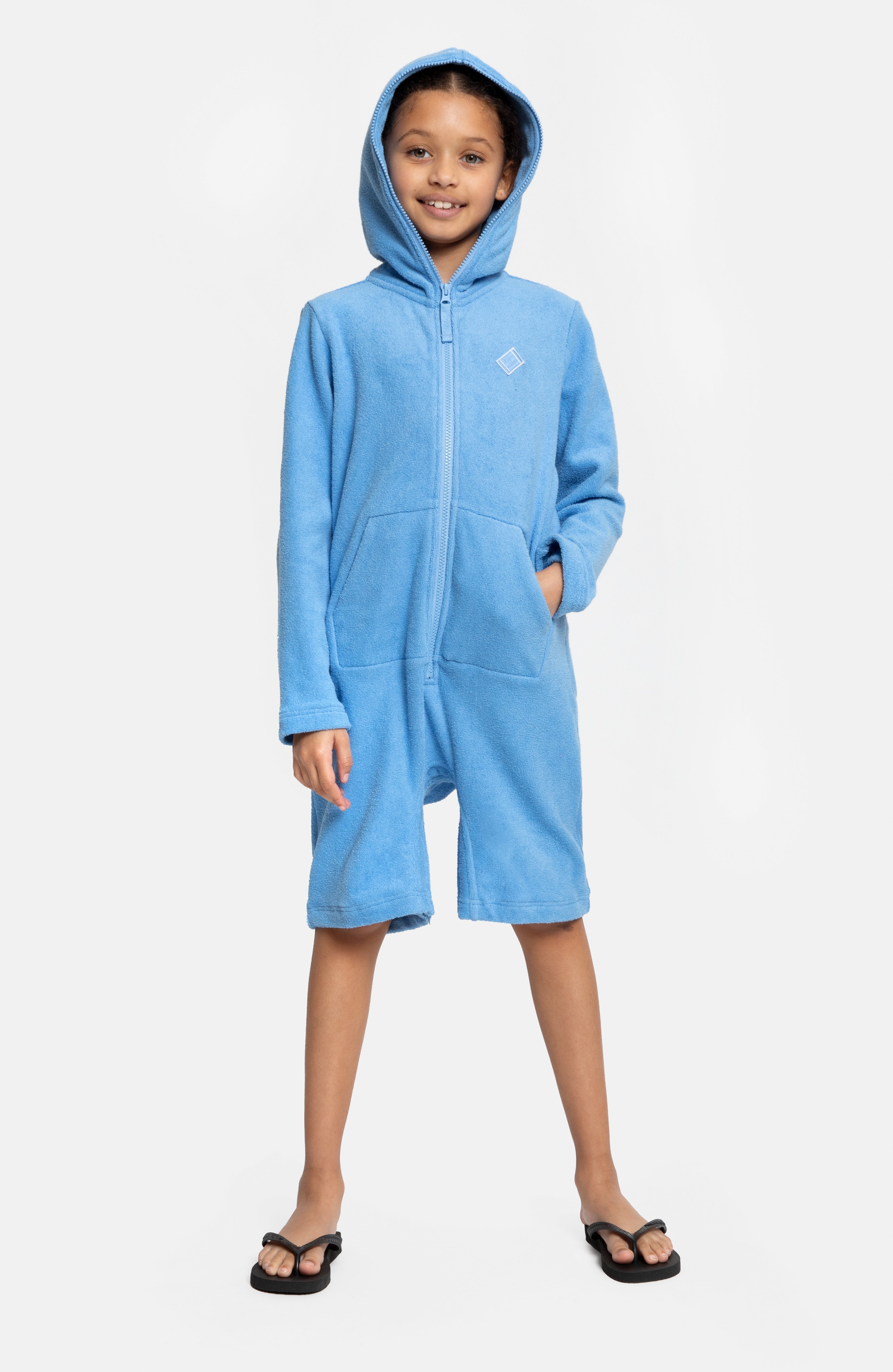 Towel Club Short KIDS Jumpsuit Mid Blue