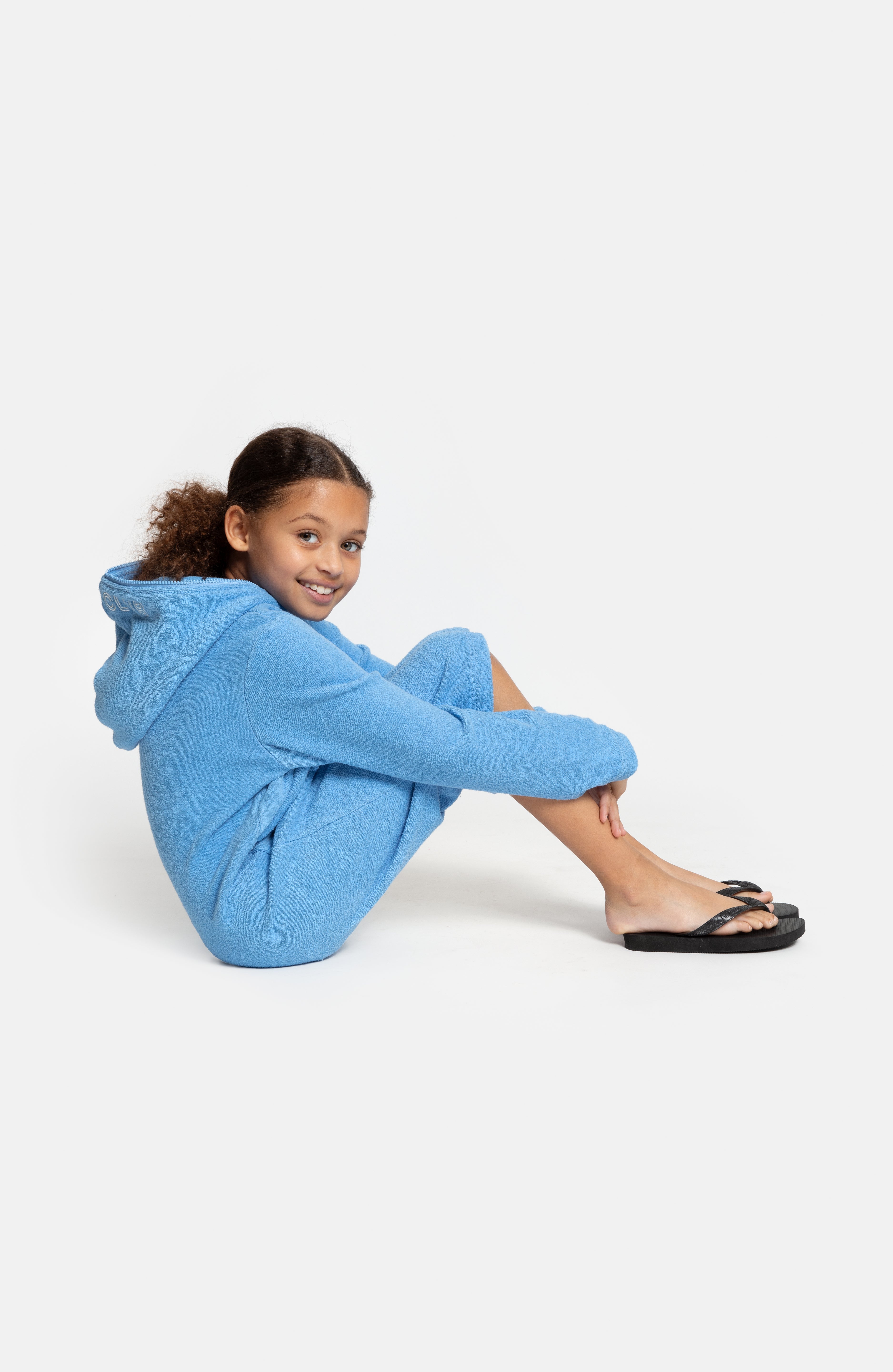 Towel Club Short KIDS Jumpsuit Mid Blue