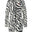 Zebra Fitted Short Jumpsuit Off-white