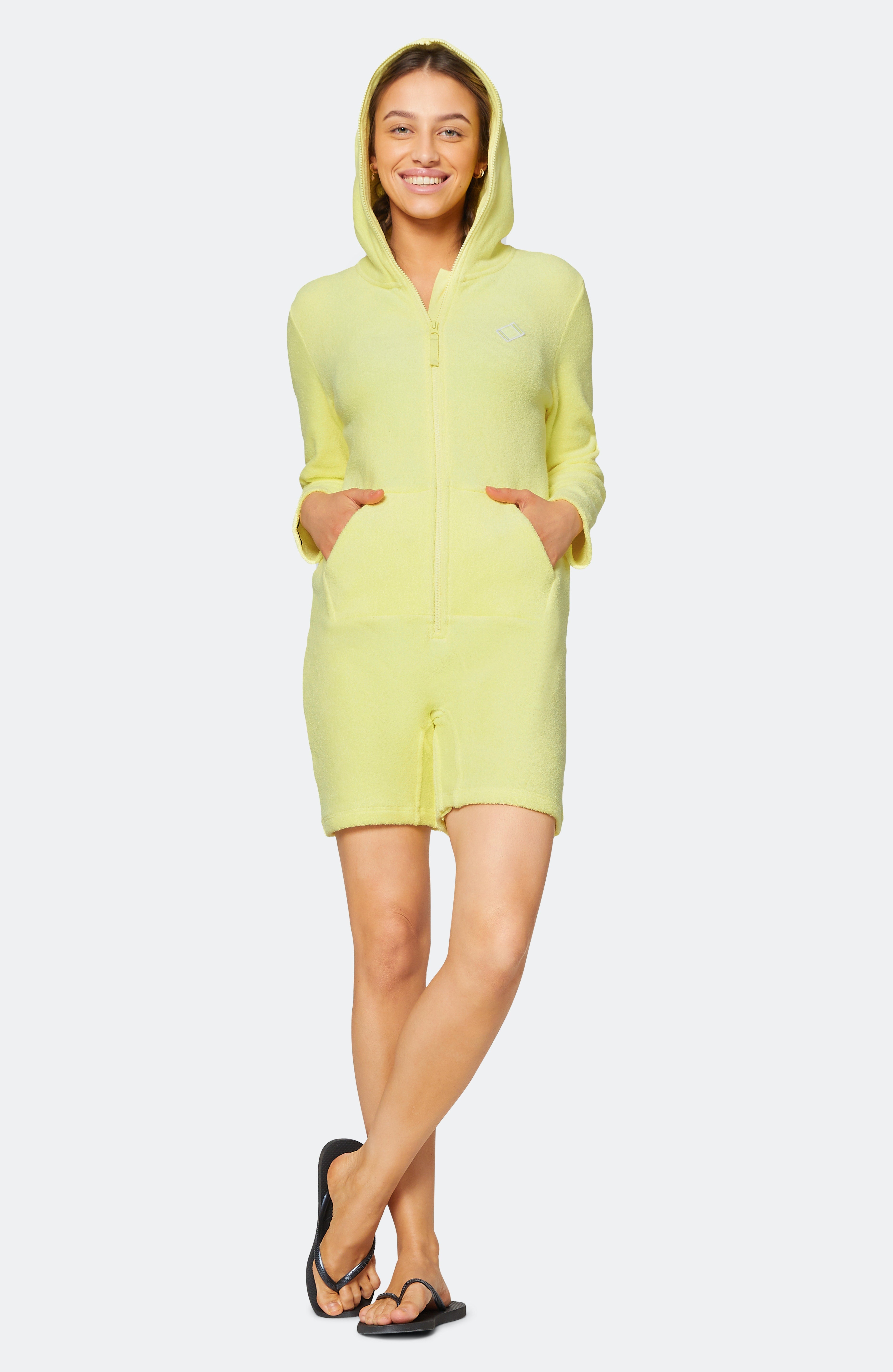 Towel Club X Onepiece Towel Jumpsuit Yellow