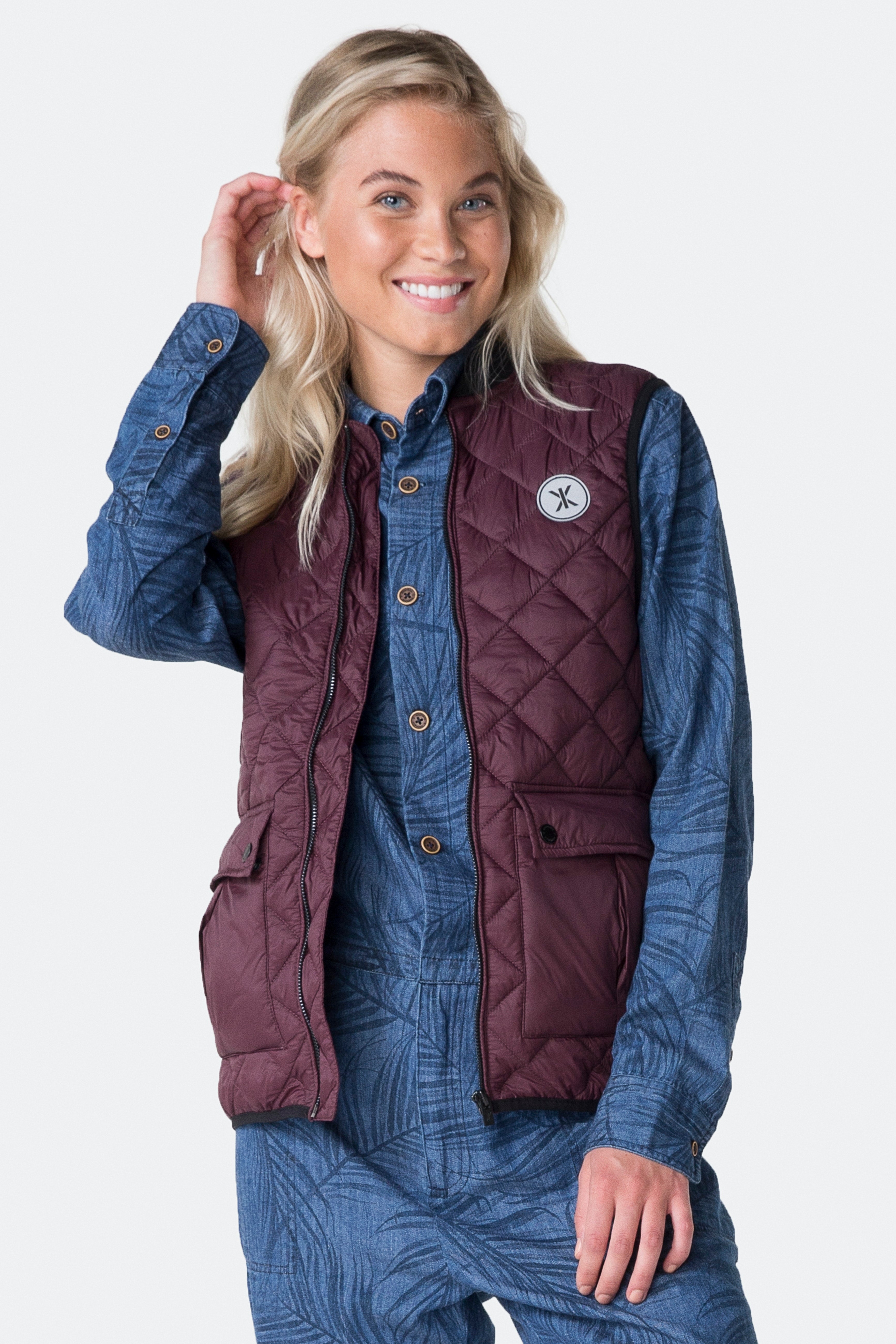 Champ Vest Burgundy