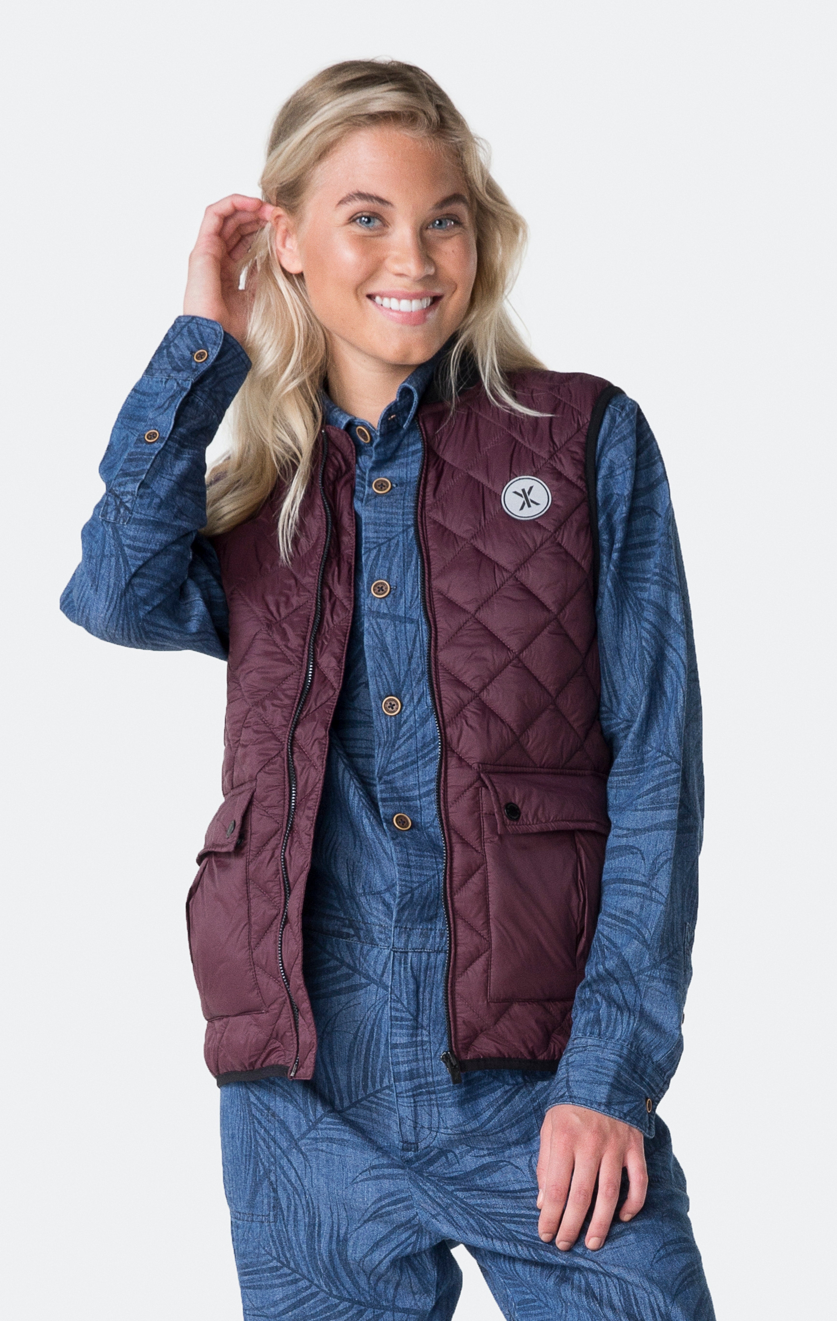 Champ Vest Burgundy