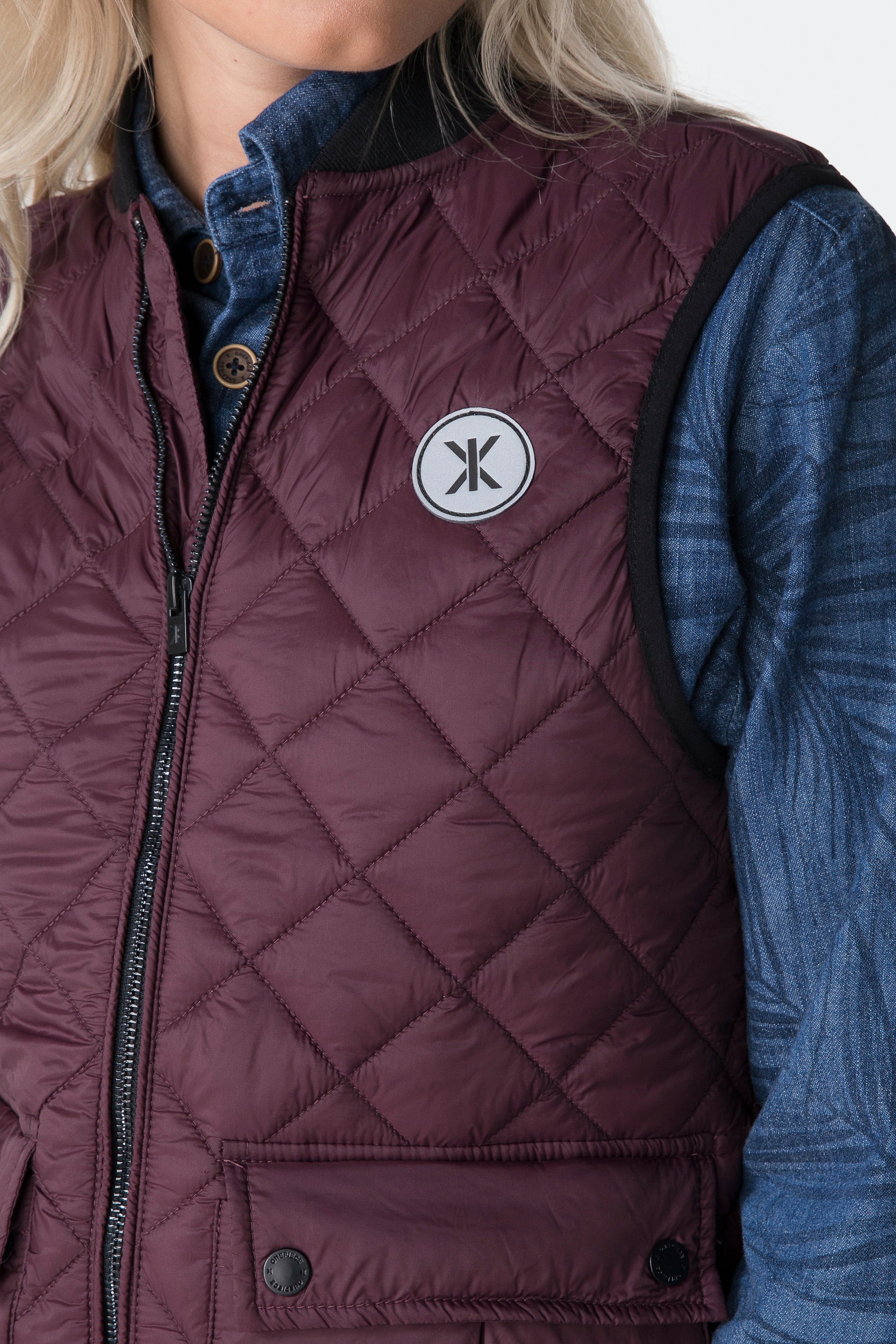 Champ Vest Burgundy