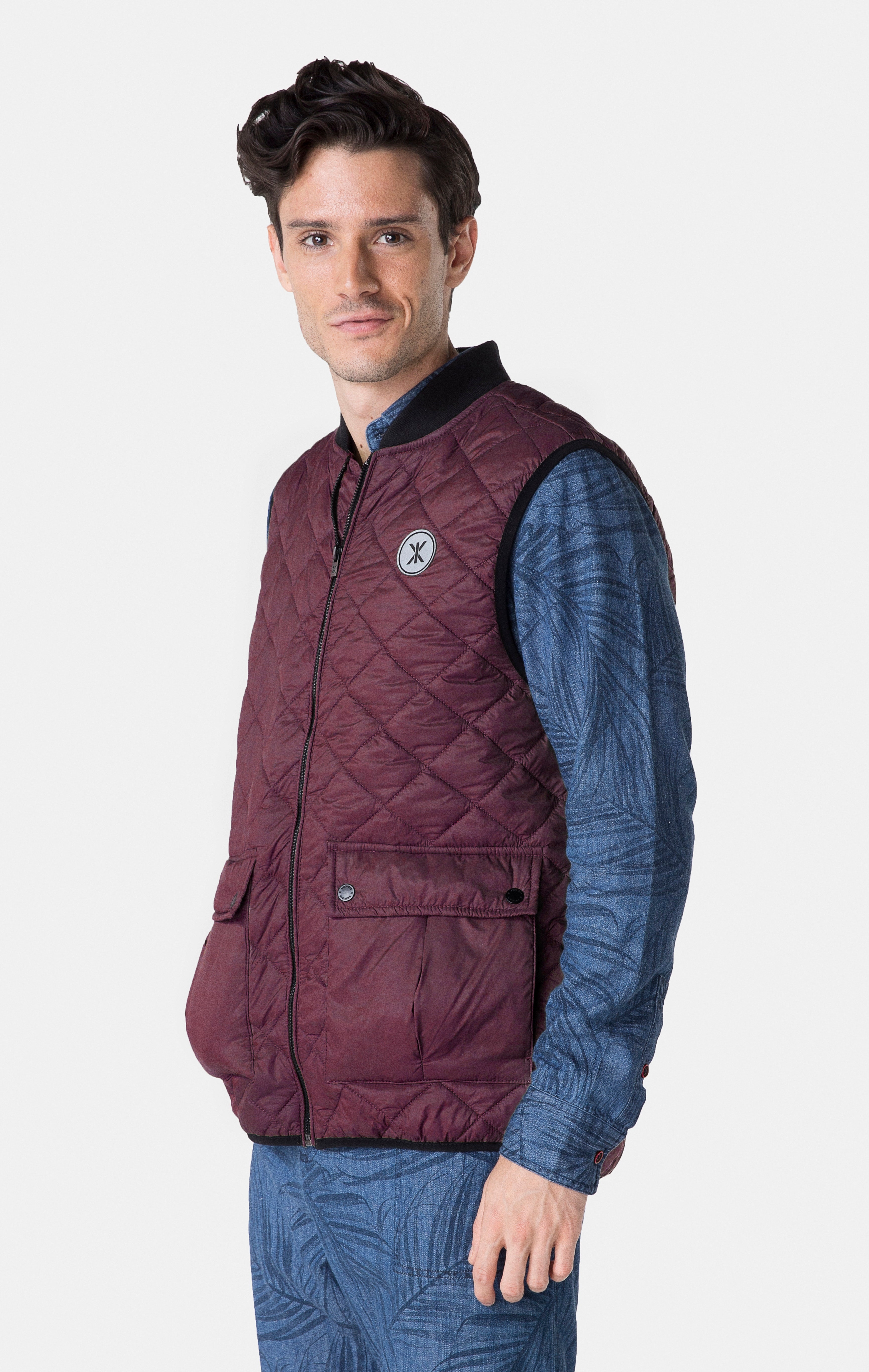 Champ Vest Burgundy